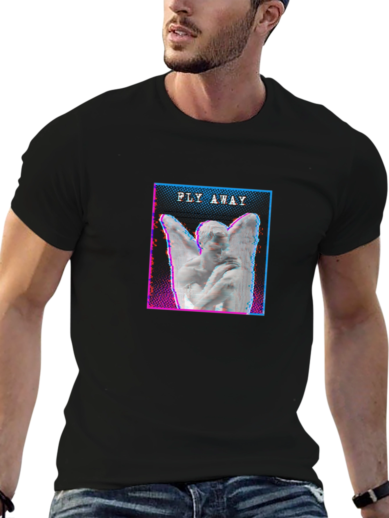 Fly Away Angel Graphic T-Shirt