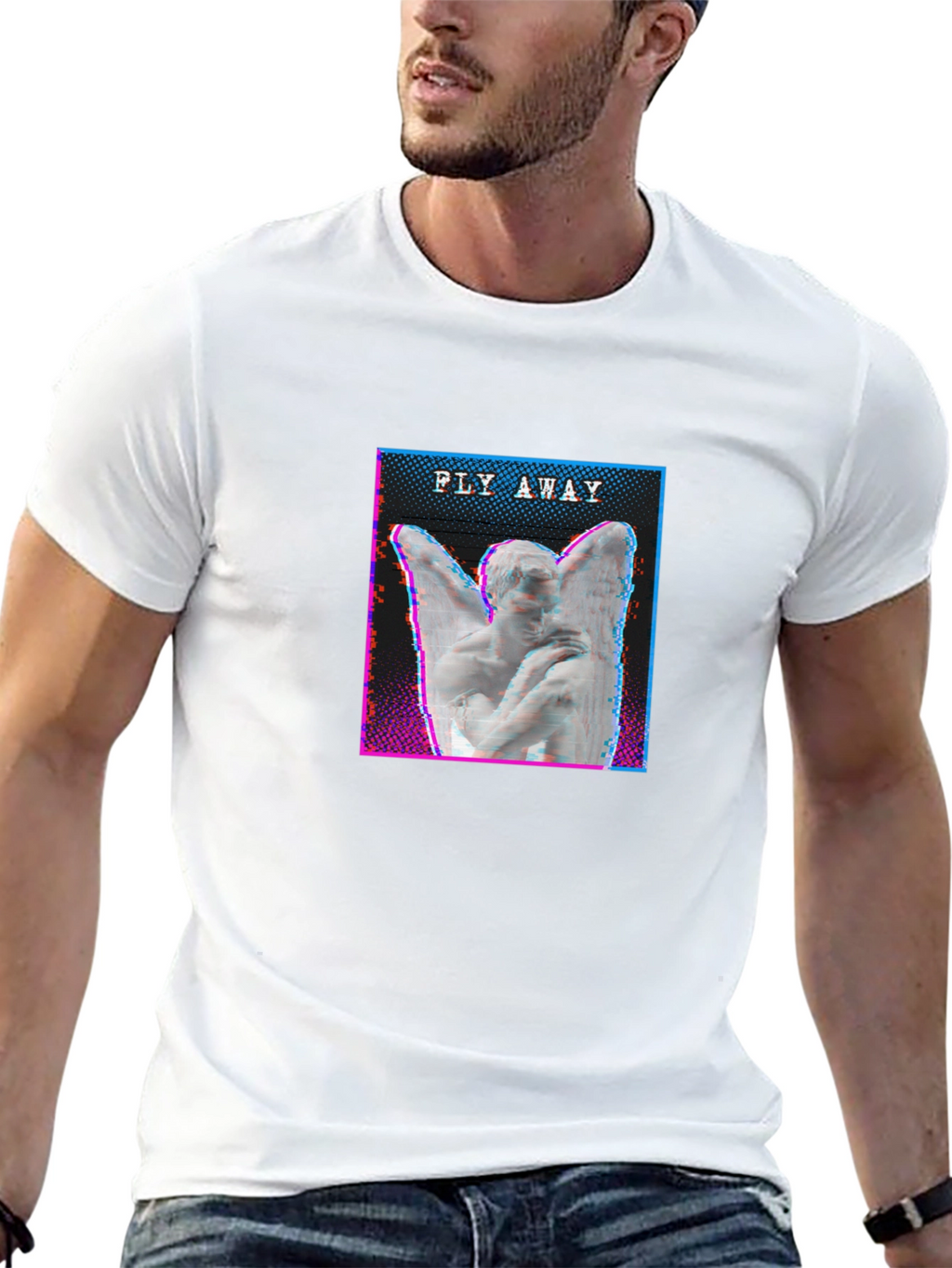 Fly Away Angel Graphic T-Shirt