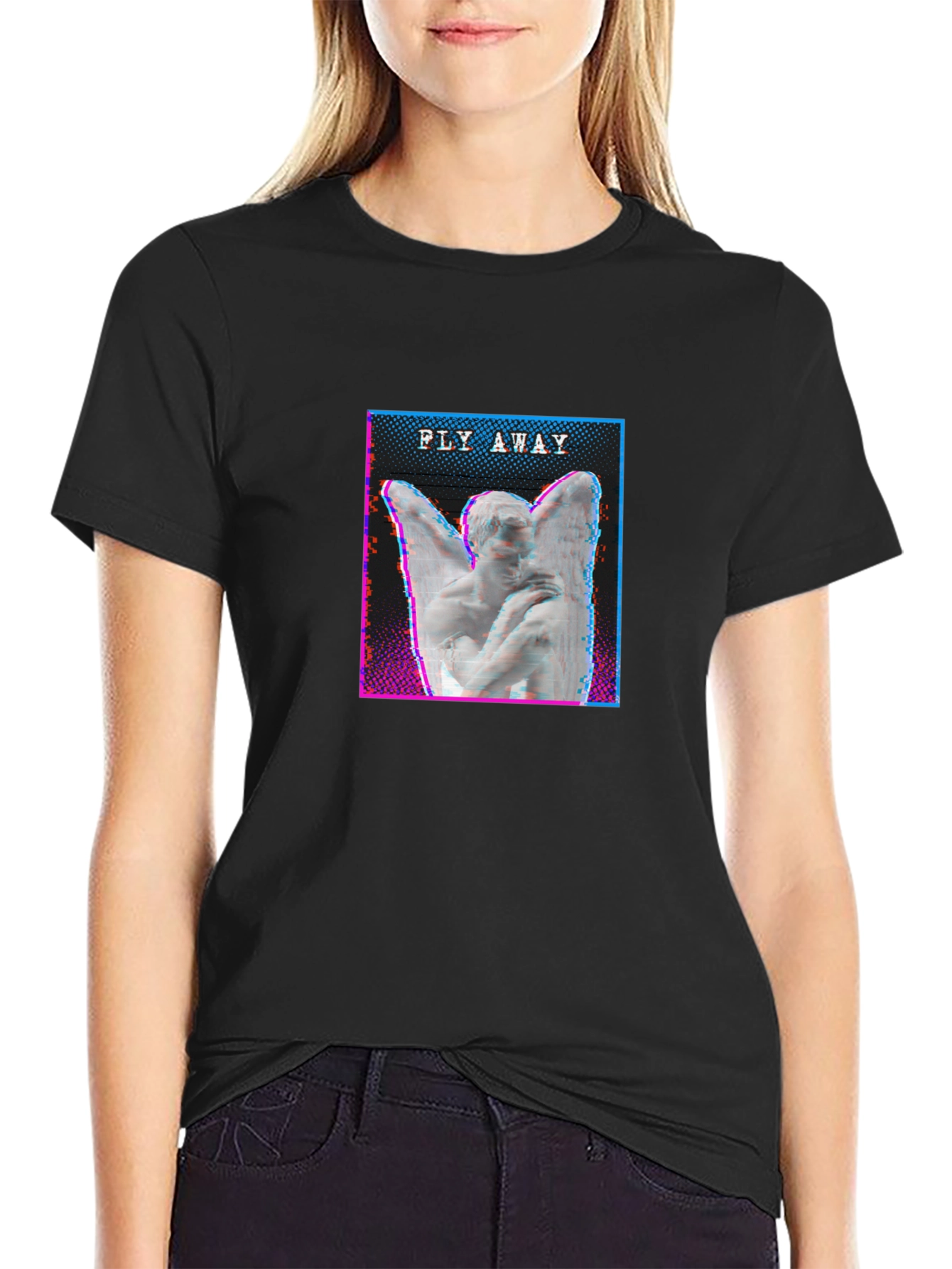 Fly Away Angel Graphic T-Shirt