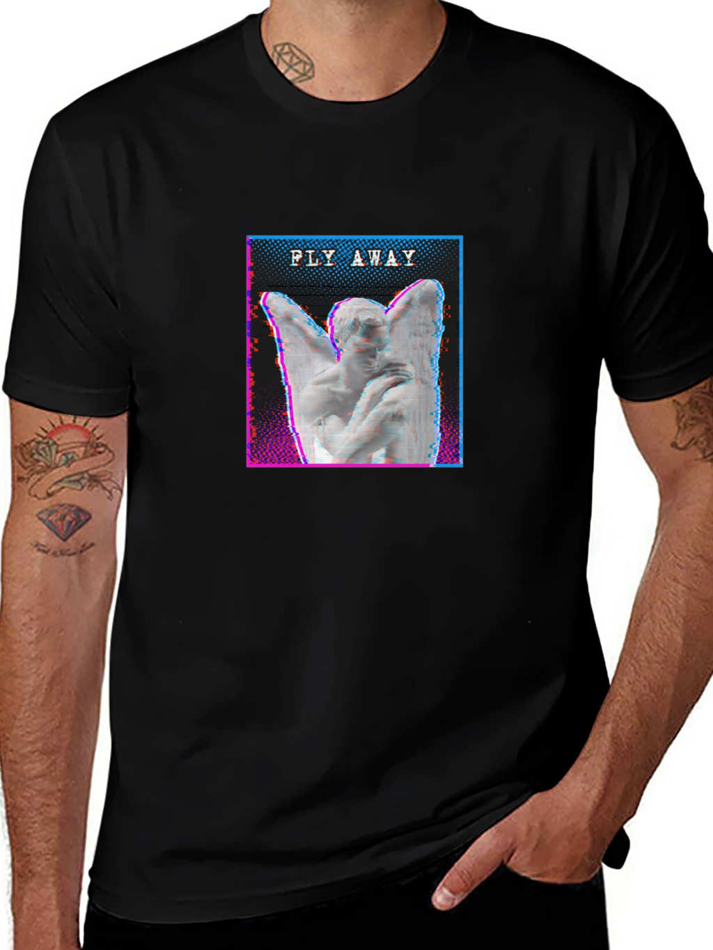 Fly Away Angel Graphic T-Shirt