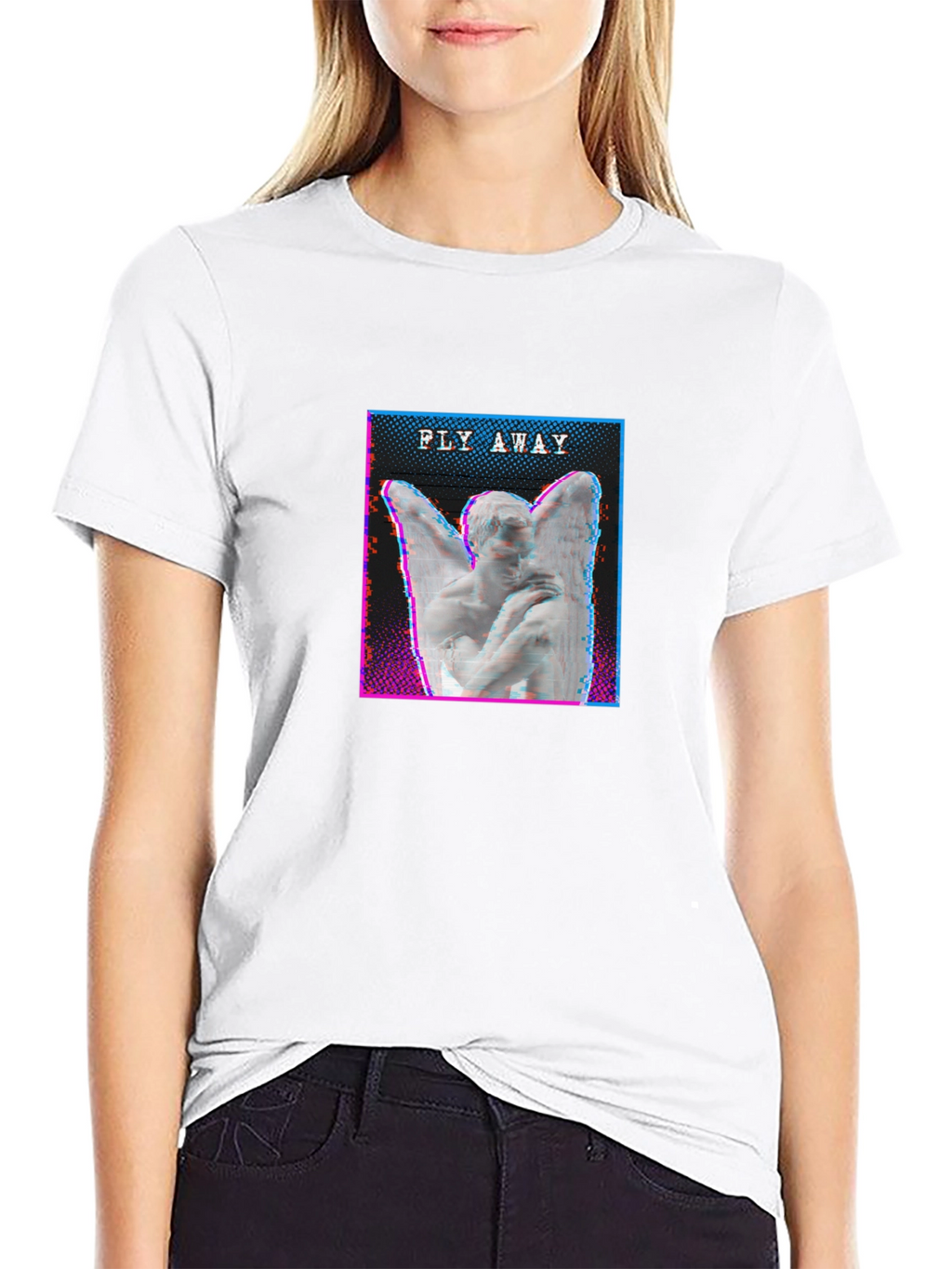 Fly Away Angel Graphic T-Shirt