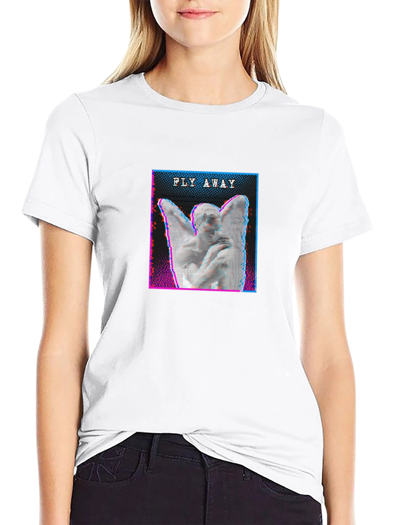 Fly Away Angel Graphic T-Shirt