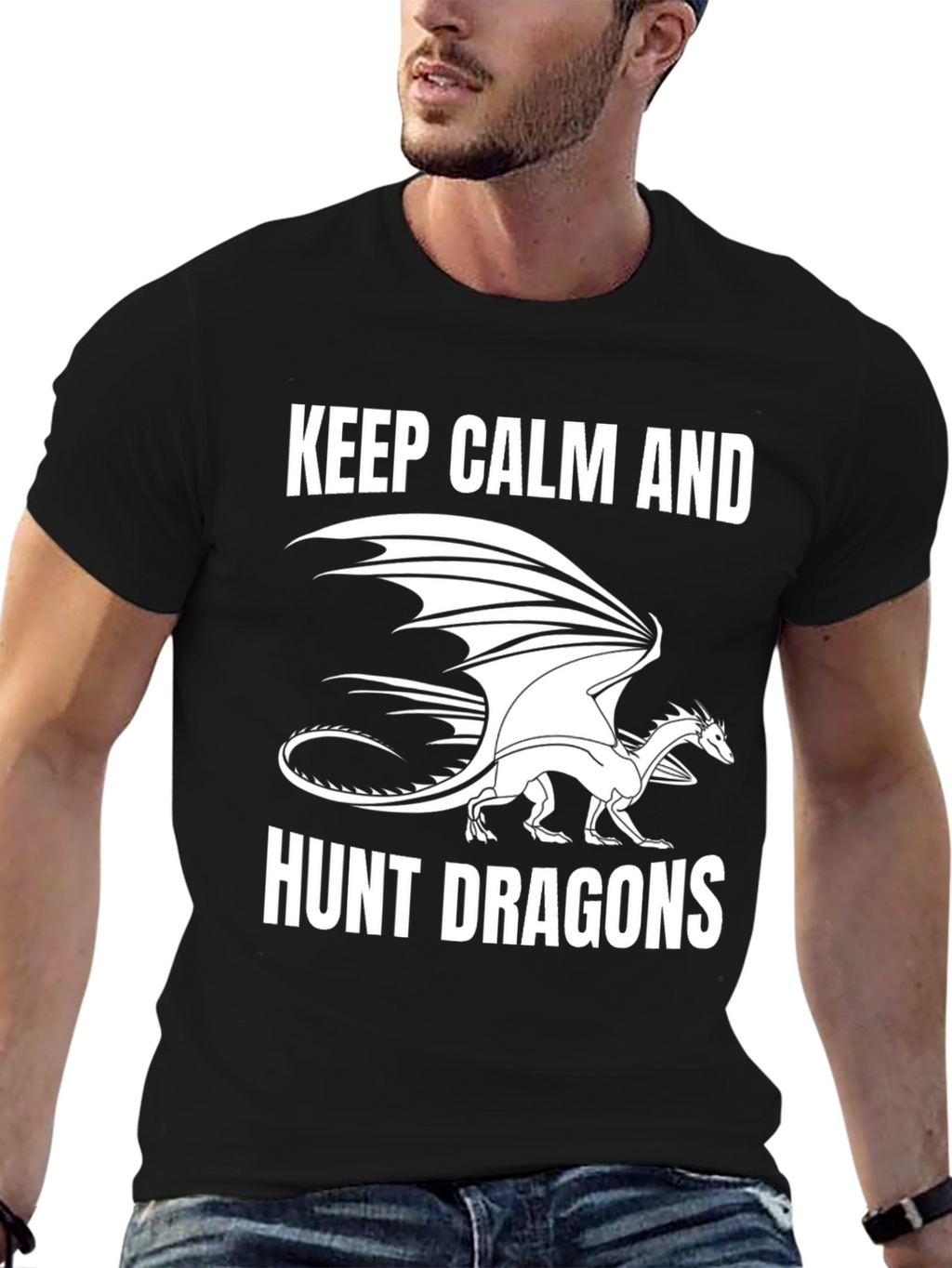 Keep Calm and Hunt Dragons T-Shirt
