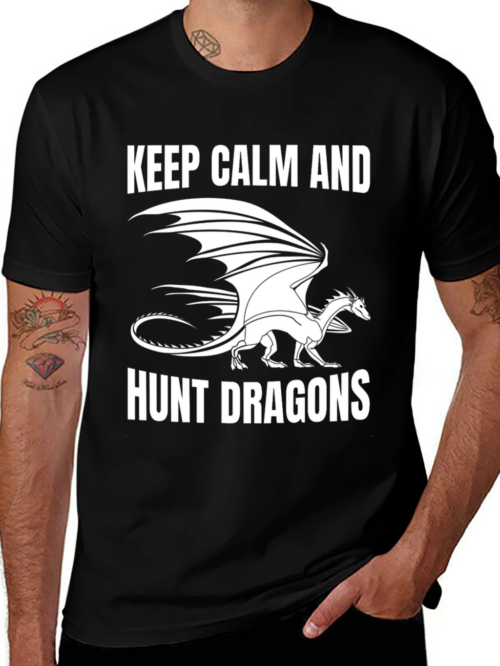 Keep Calm and Hunt Dragons T-Shirt
