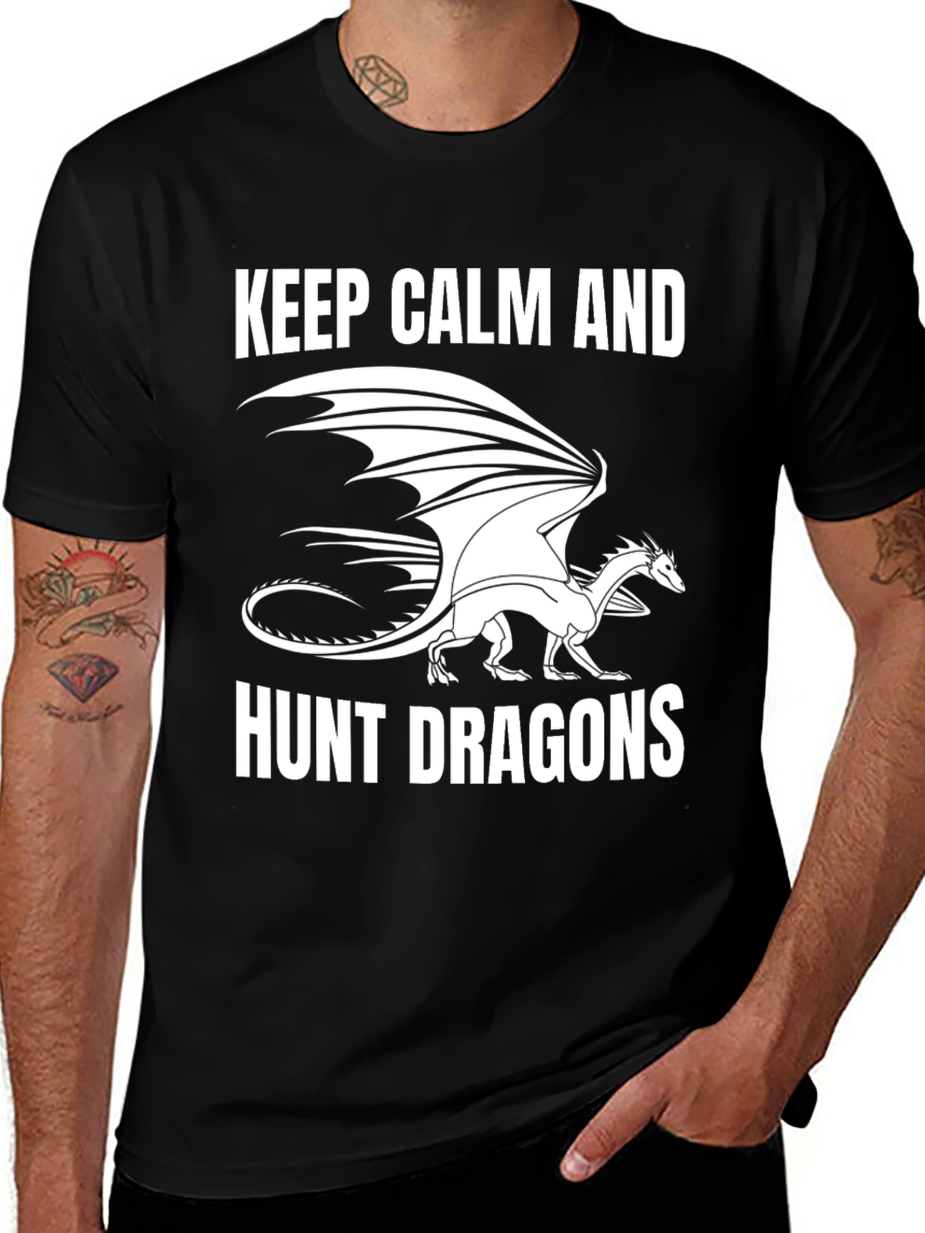 Keep Calm and Hunt Dragons T-Shirt