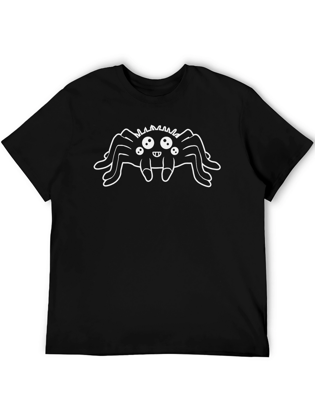 Fun Spider Graphic Black T-Shirt