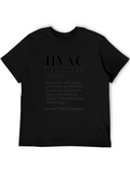 HVAC Technician Funny Definition Black T-Shirt