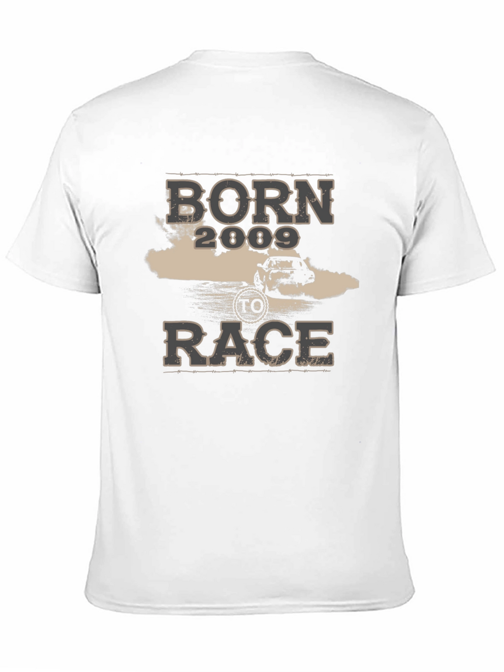 Born to Race 2009 Black Graphic Tee