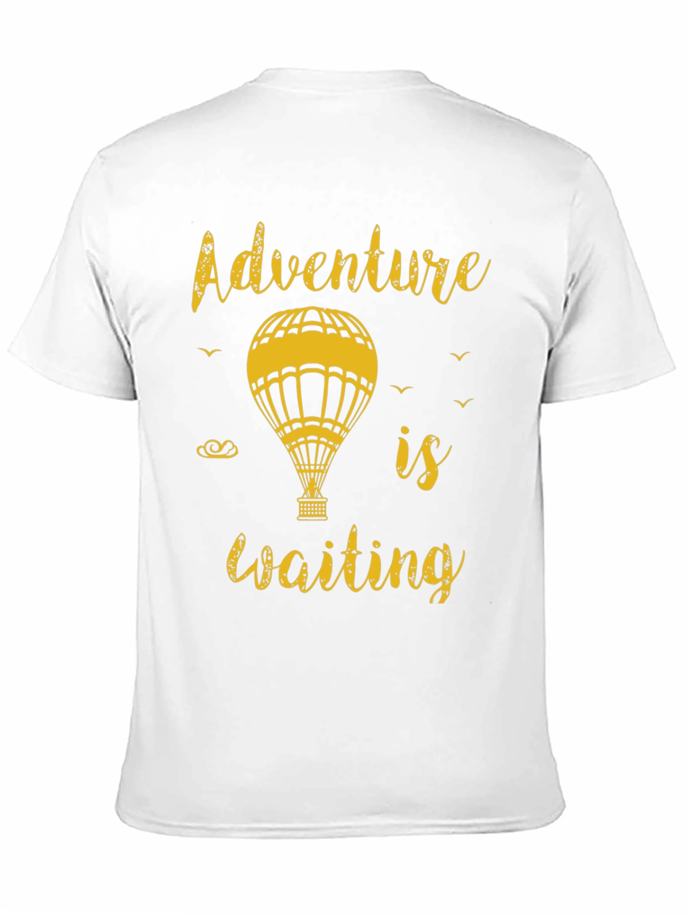 Adventure Awaits Tee - Hot Air Balloon Graphic T-Shirt