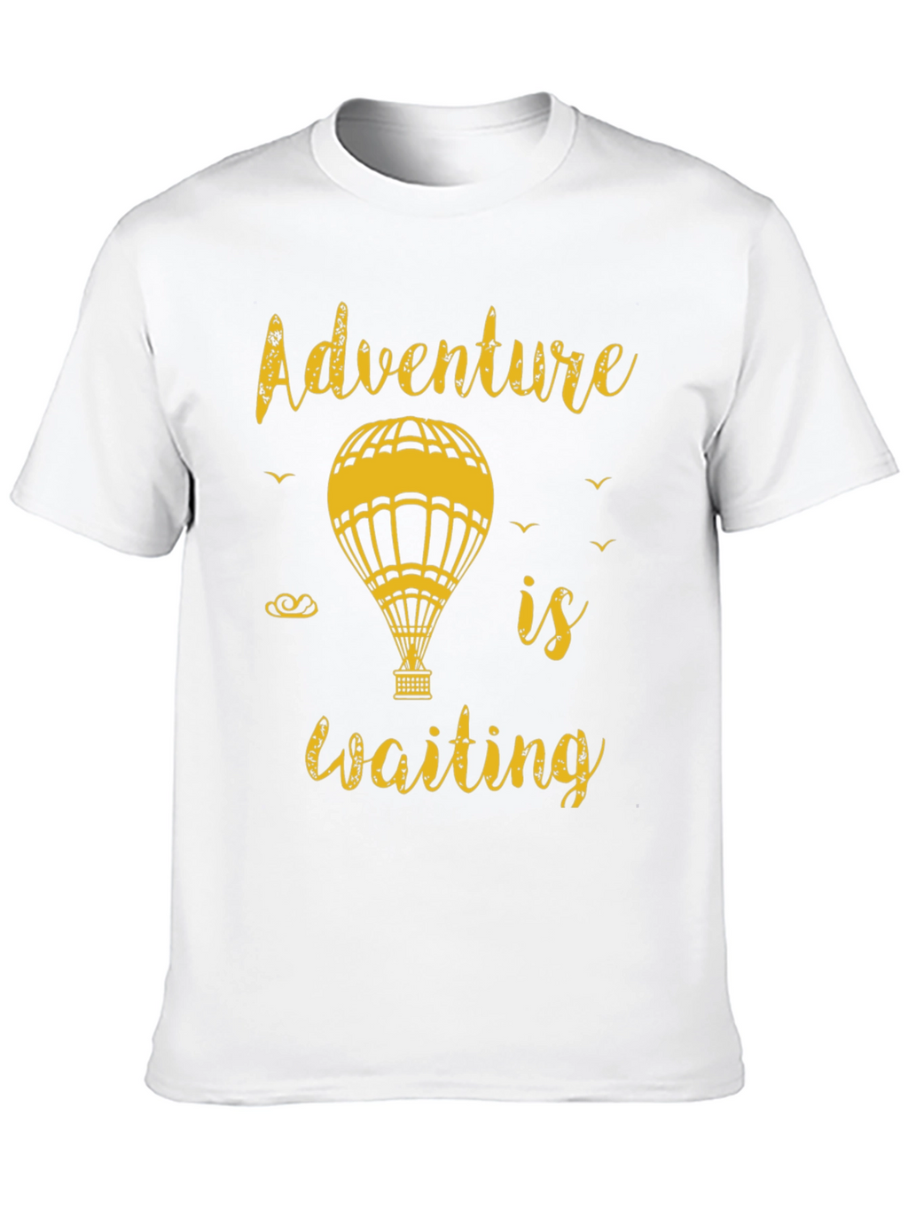 Adventure Awaits Tee - Hot Air Balloon Graphic T-Shirt