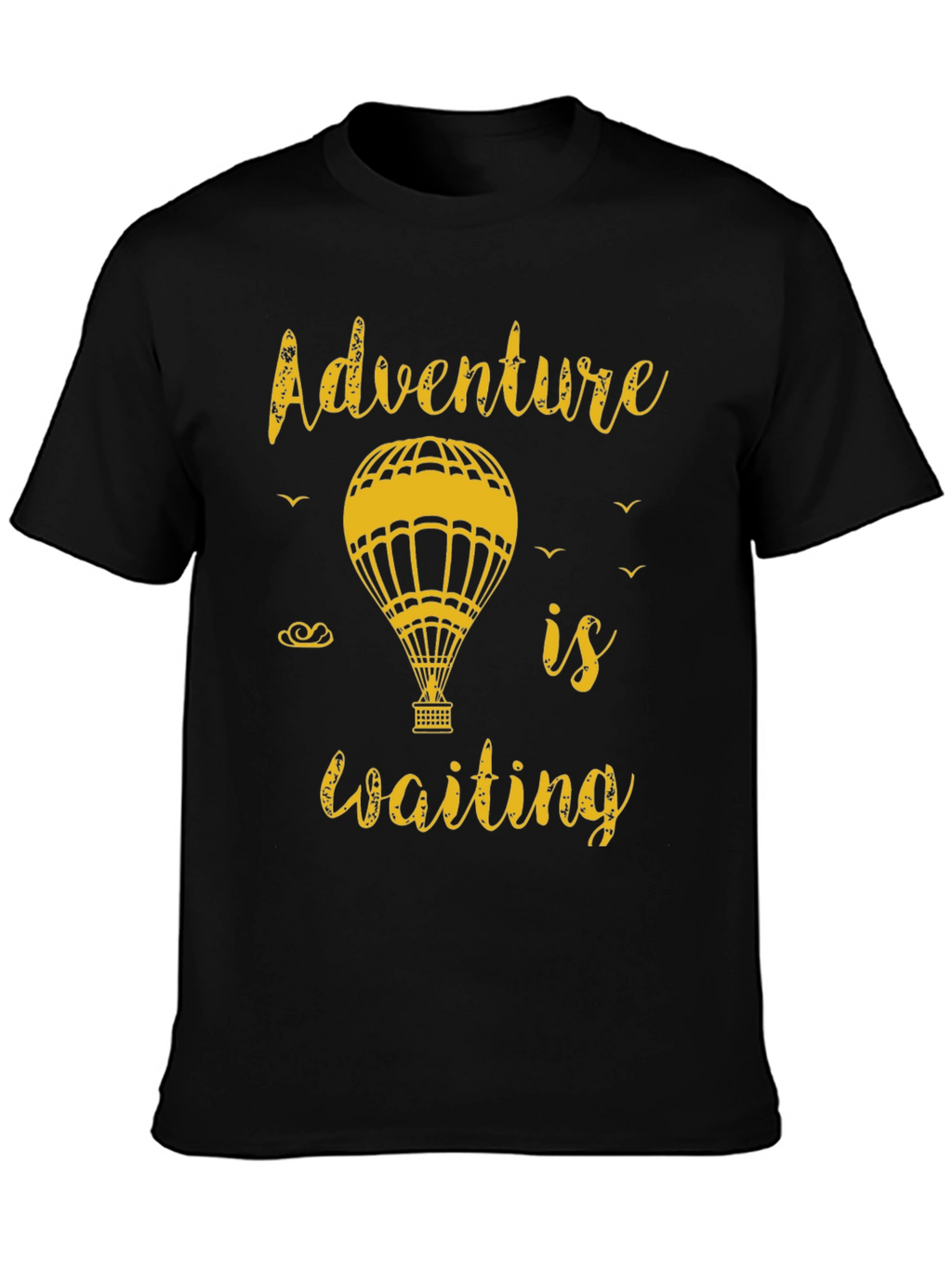 Adventure Awaits Tee - Hot Air Balloon Graphic T-Shirt