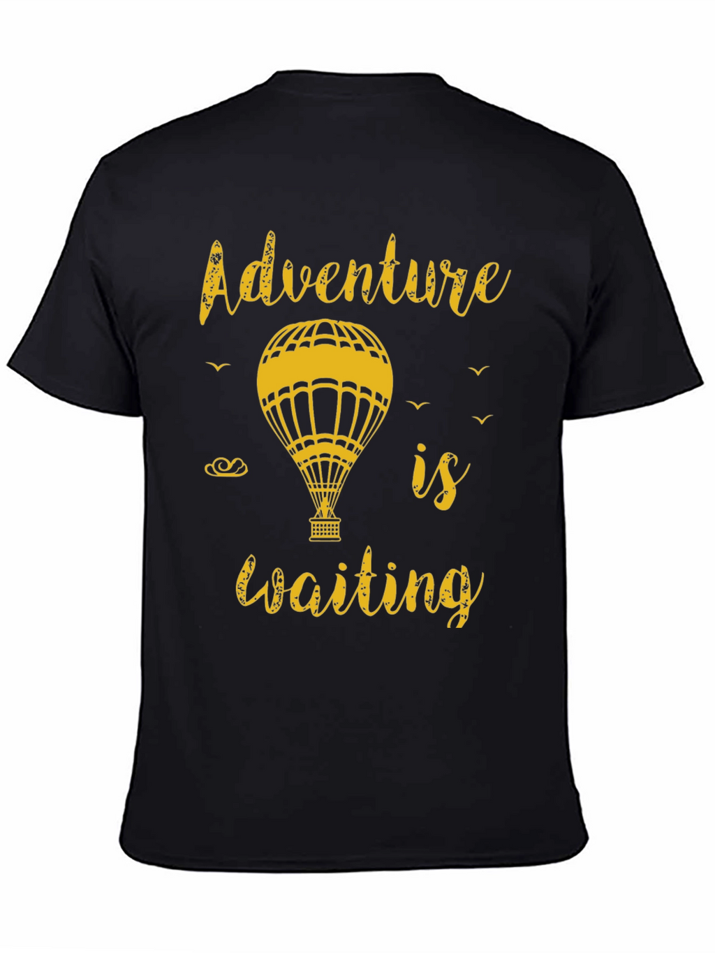 Adventure Awaits Tee - Hot Air Balloon Graphic T-Shirt