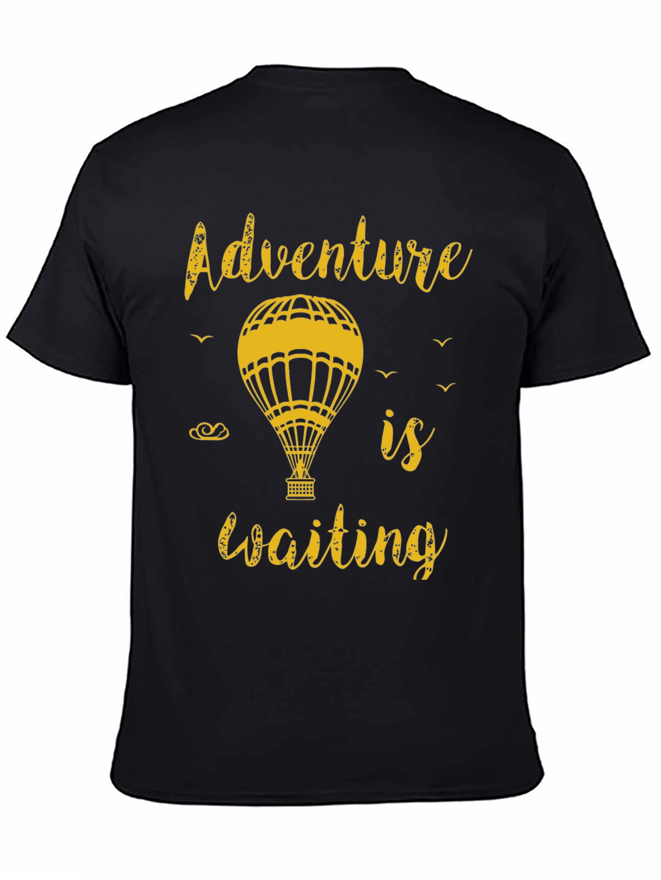 Adventure Awaits Tee - Hot Air Balloon Graphic T-Shirt