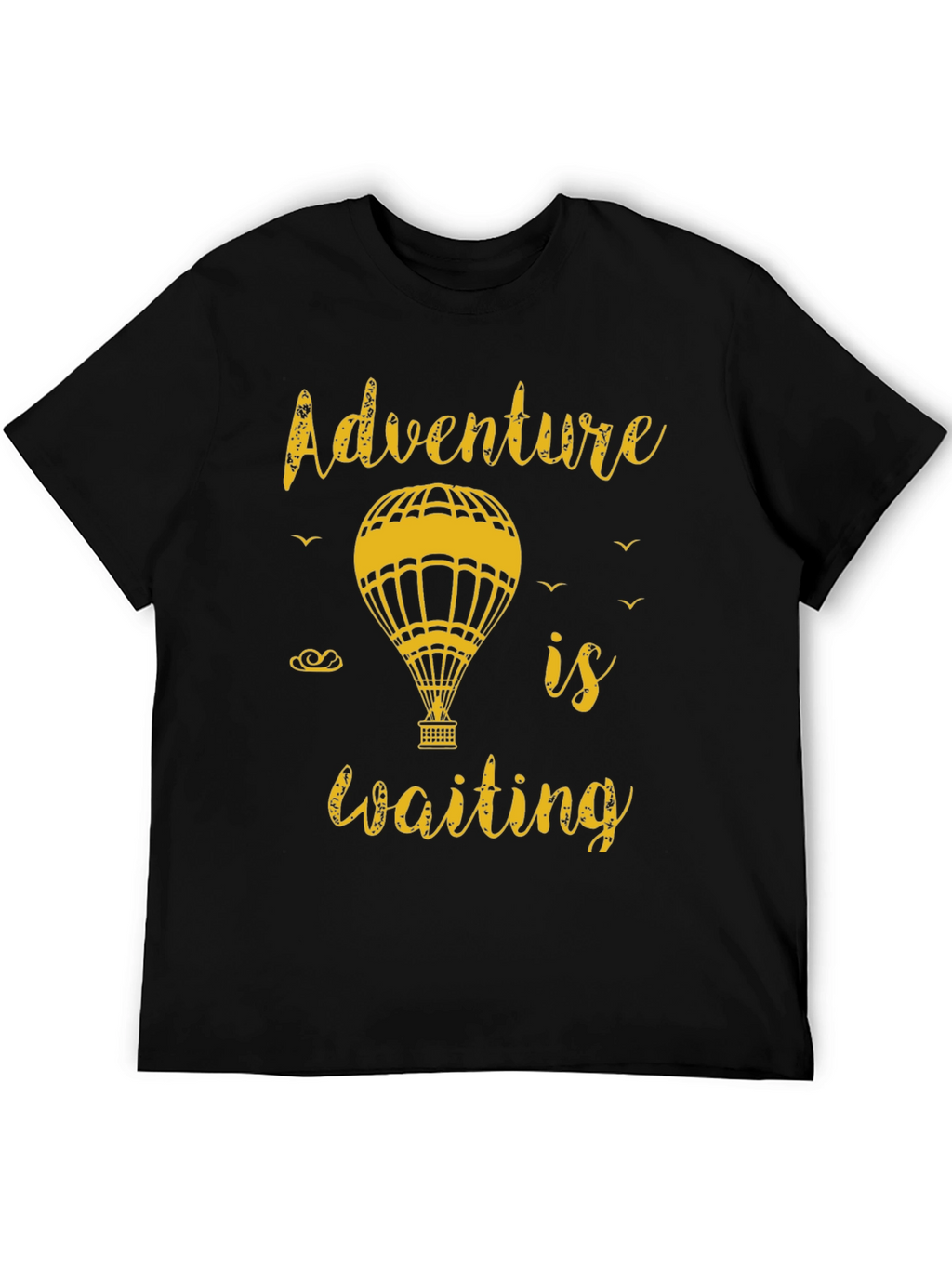 Adventure Awaits Tee - Hot Air Balloon Graphic T-Shirt
