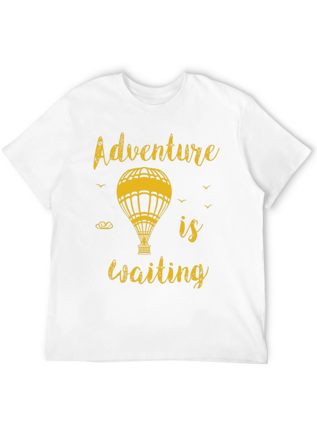 Adventure Awaits Tee - Hot Air Balloon Graphic T-Shirt