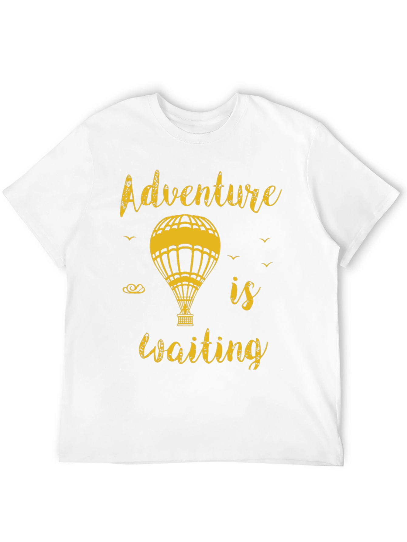 Adventure Awaits Tee - Hot Air Balloon Graphic T-Shirt