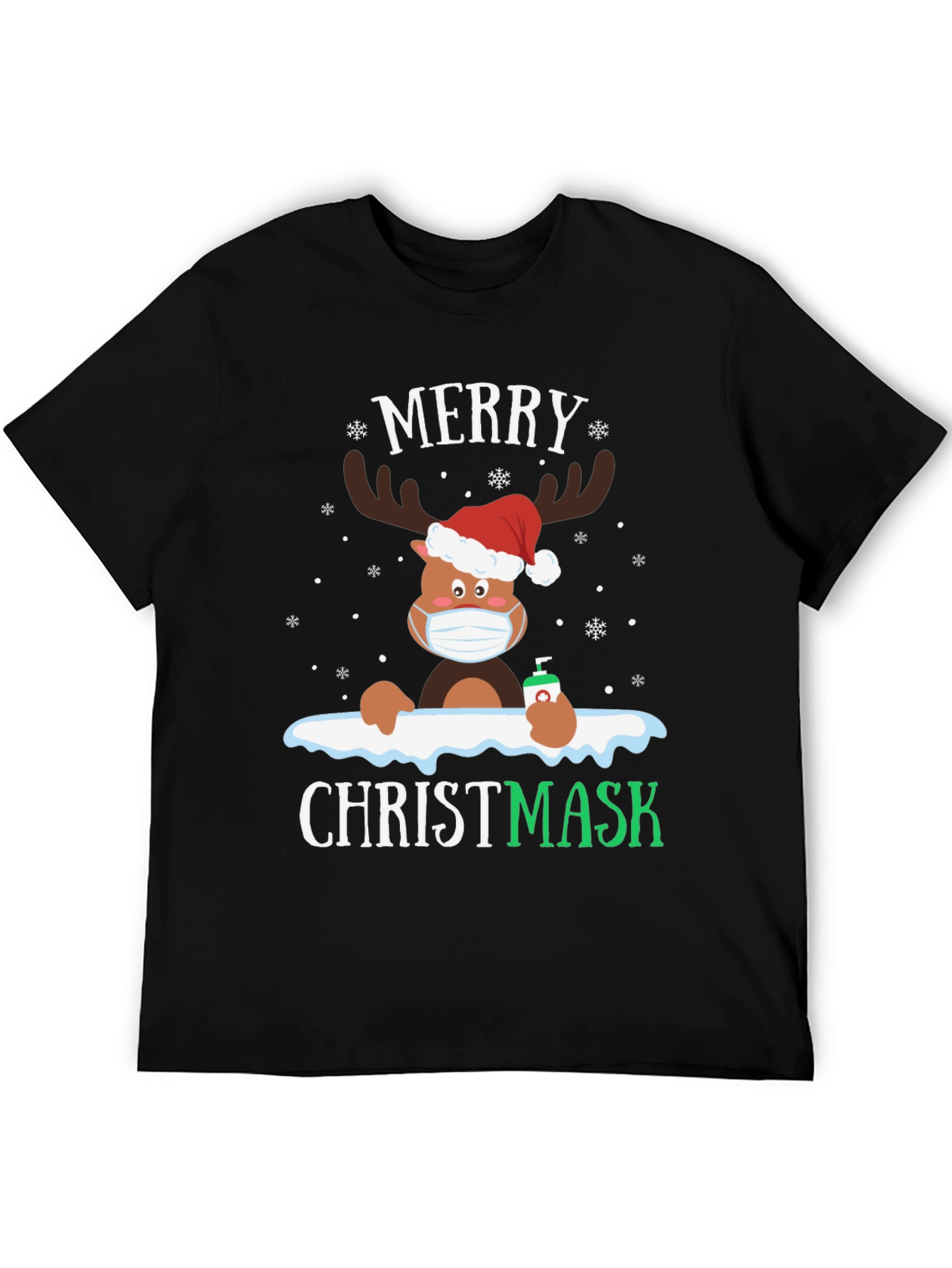Merry Christmask Reindeer T-Shirt