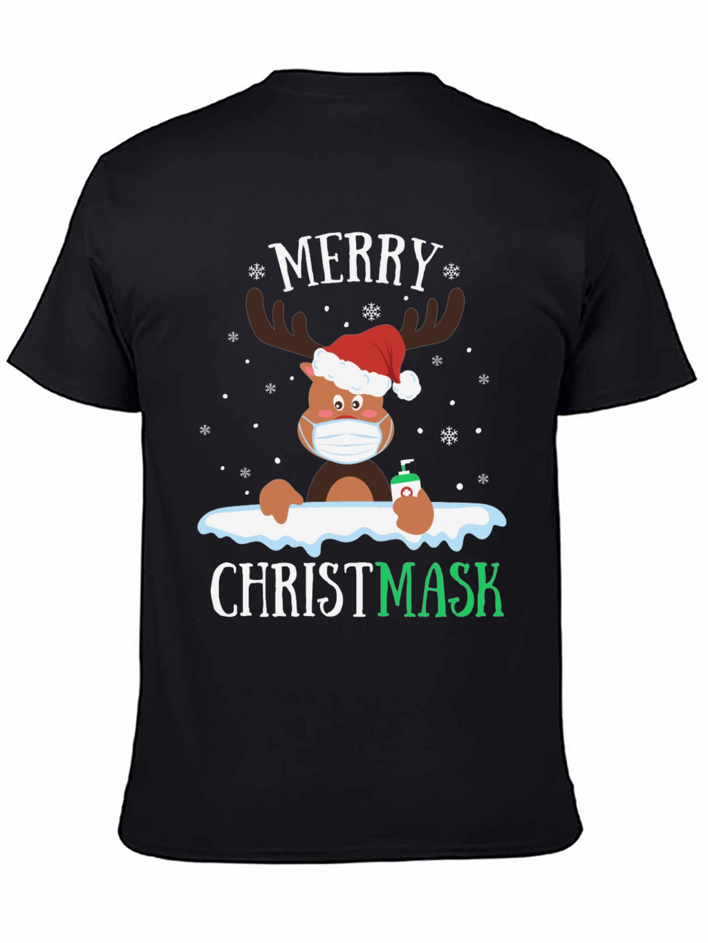Merry Christmask Reindeer T-Shirt