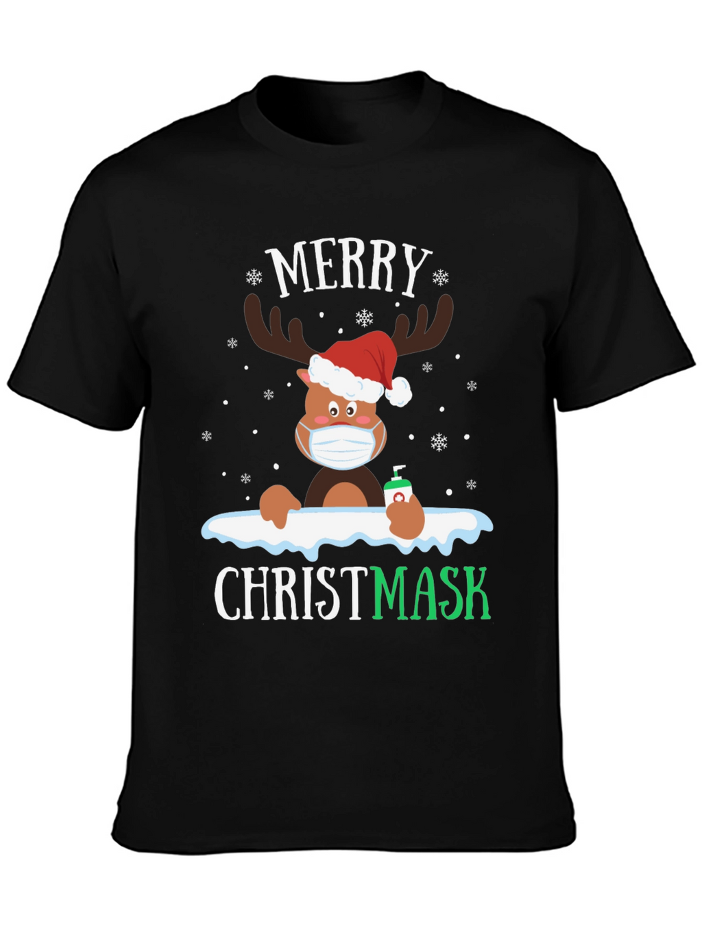 Merry Christmask Reindeer T-Shirt