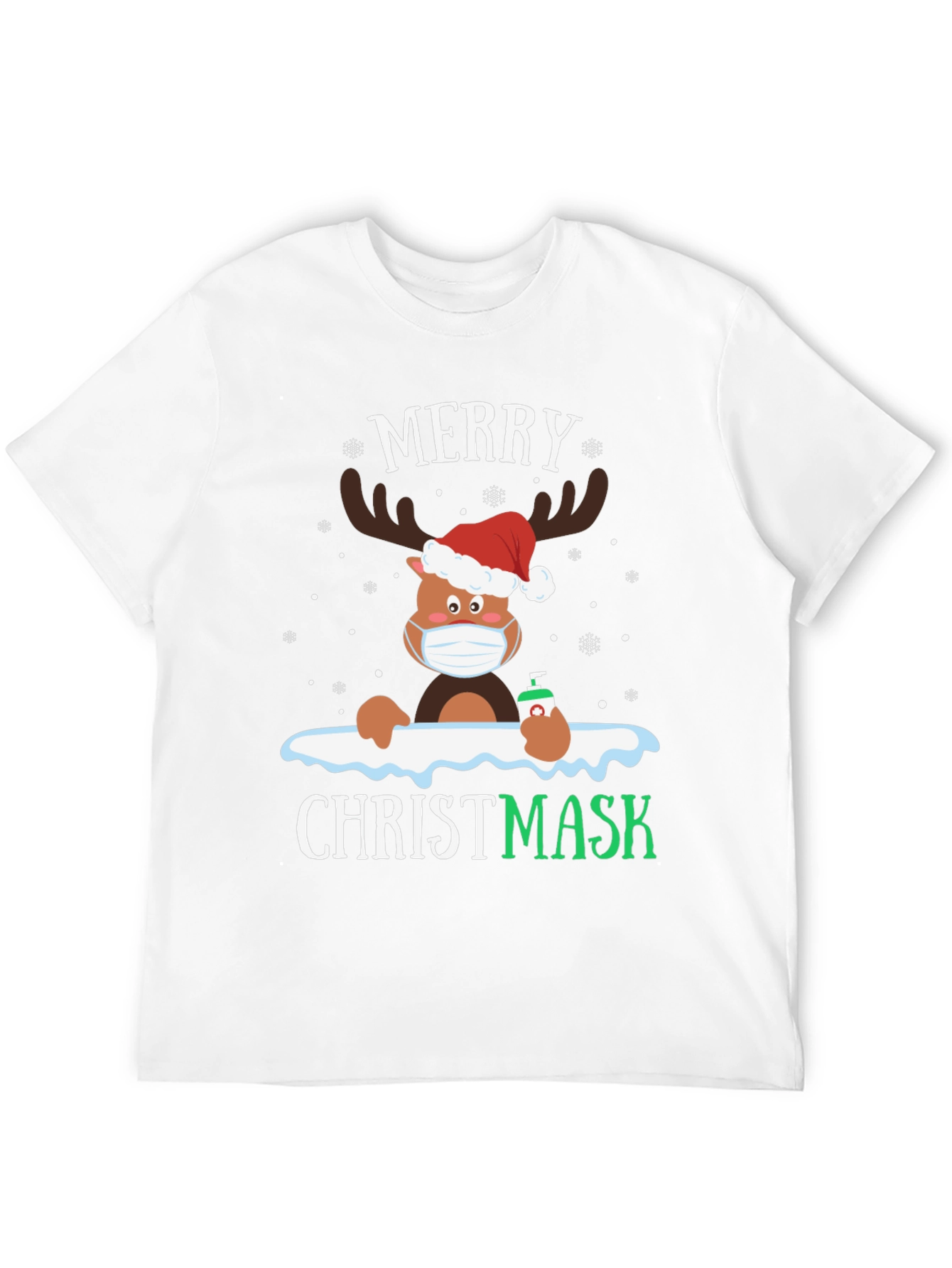 Merry Christmask Reindeer T-Shirt