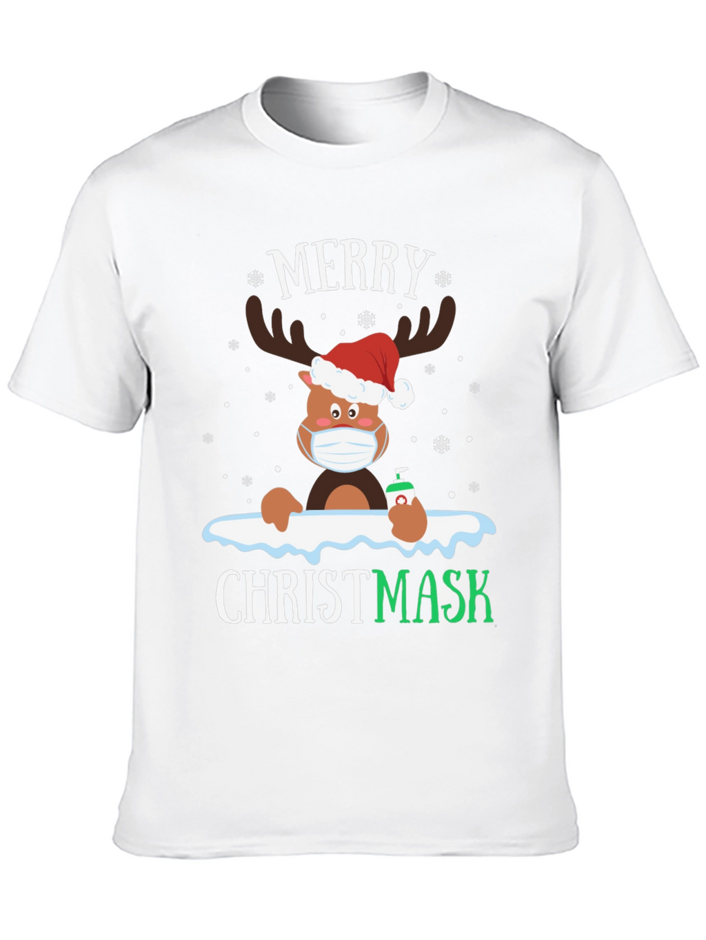 Merry Christmask Reindeer T-Shirt