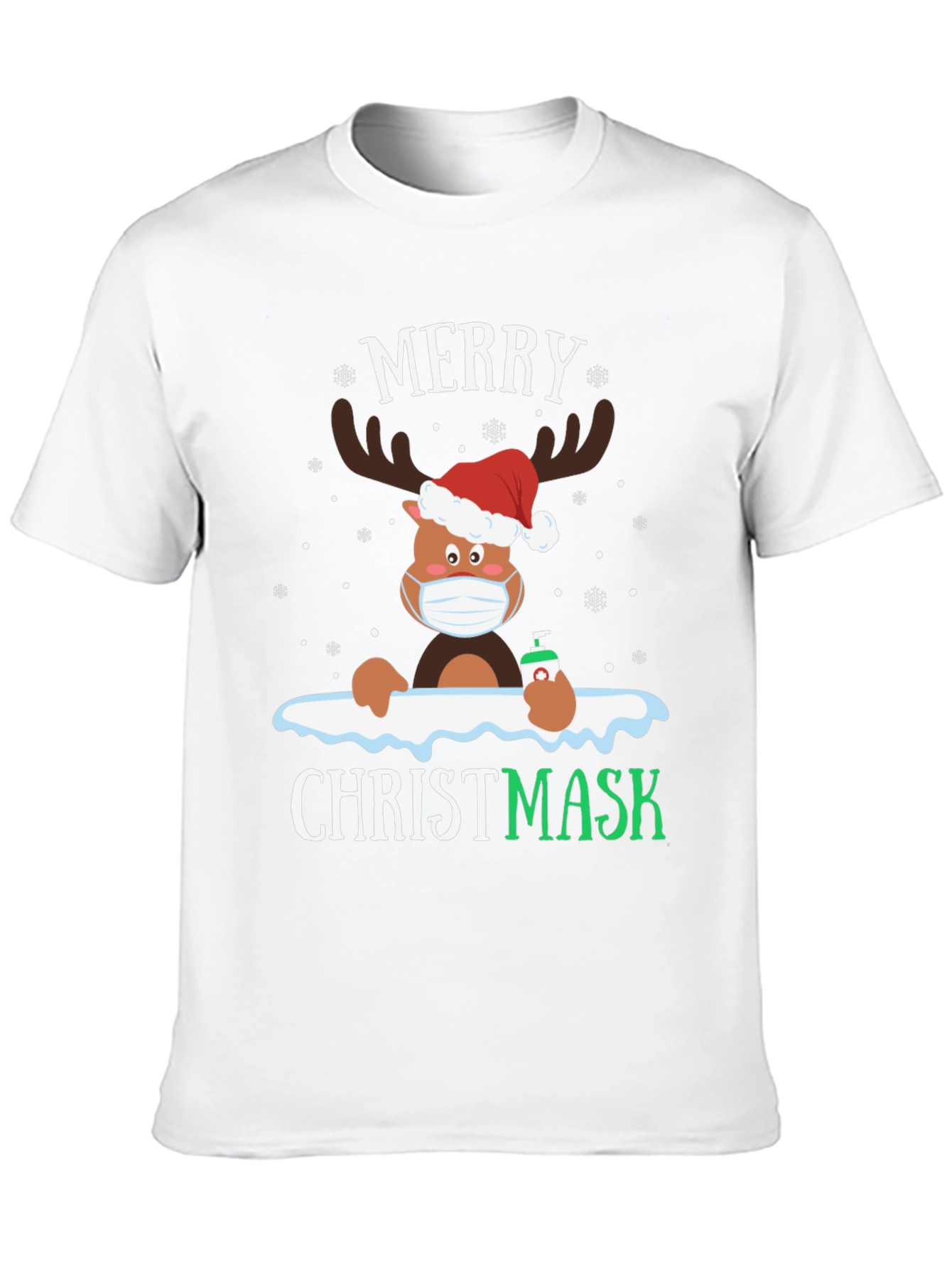 Merry Christmask Reindeer T-Shirt