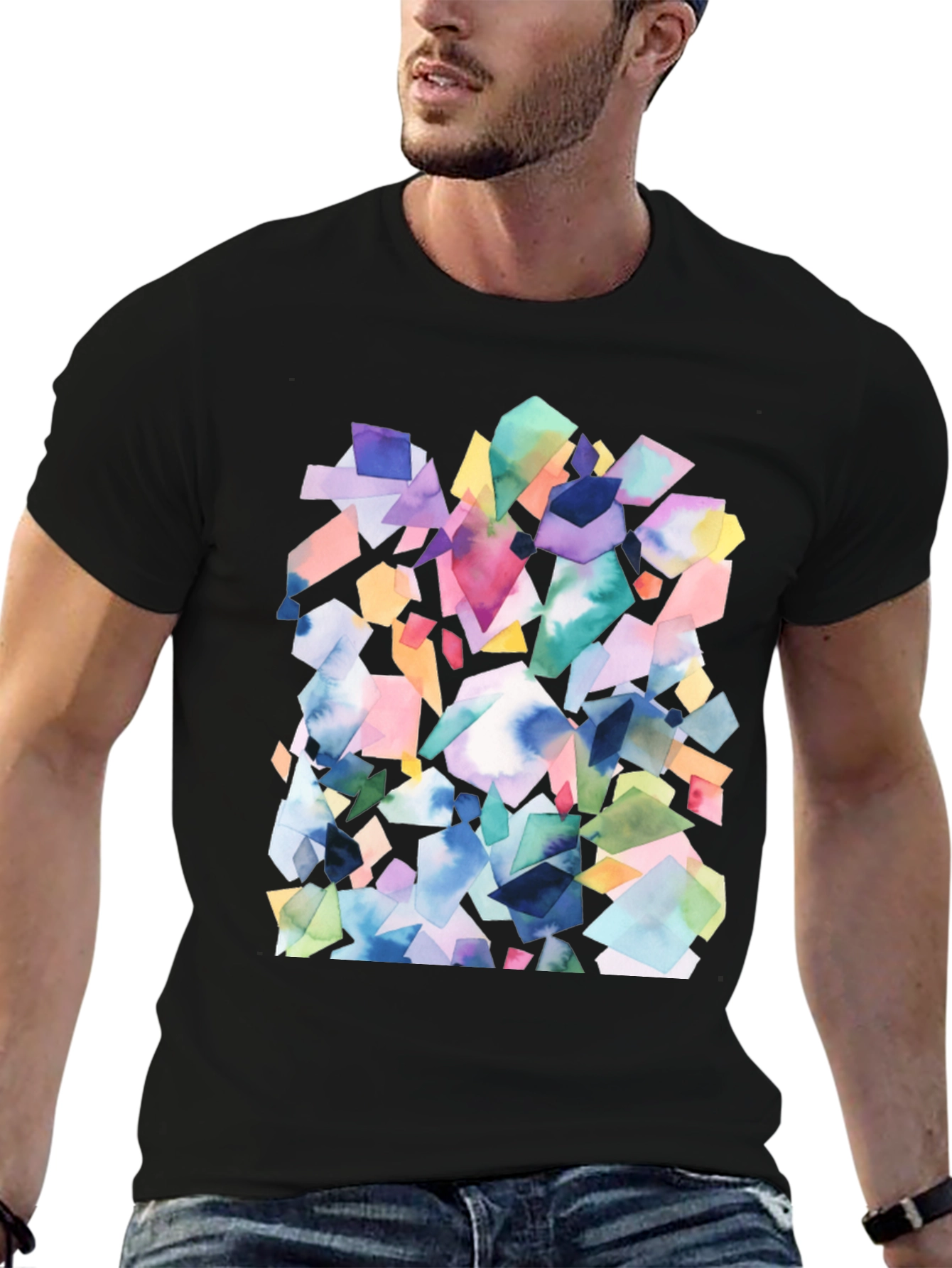 Abstract Geometric T-Shirt