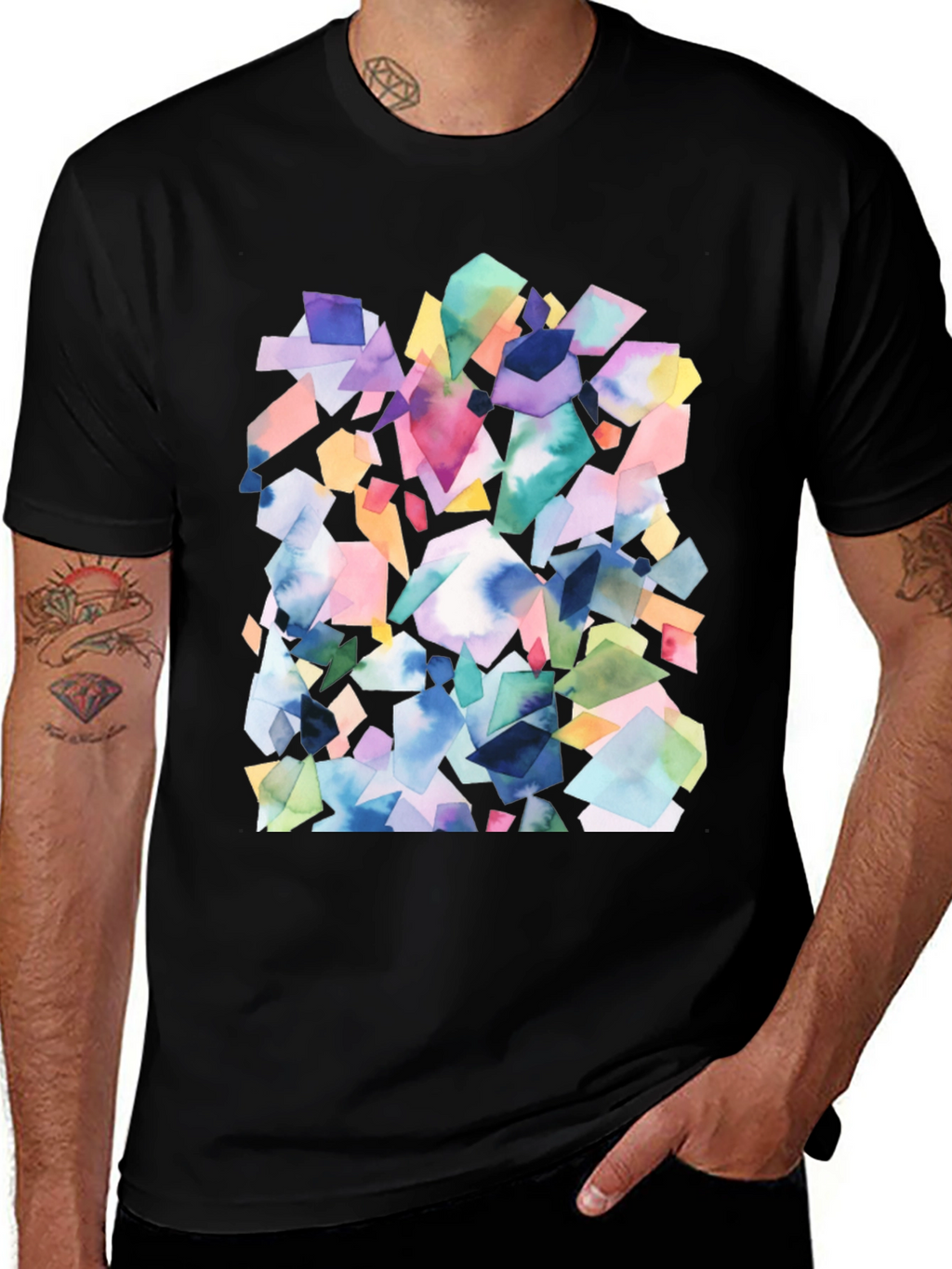 Abstract Geometric T-Shirt