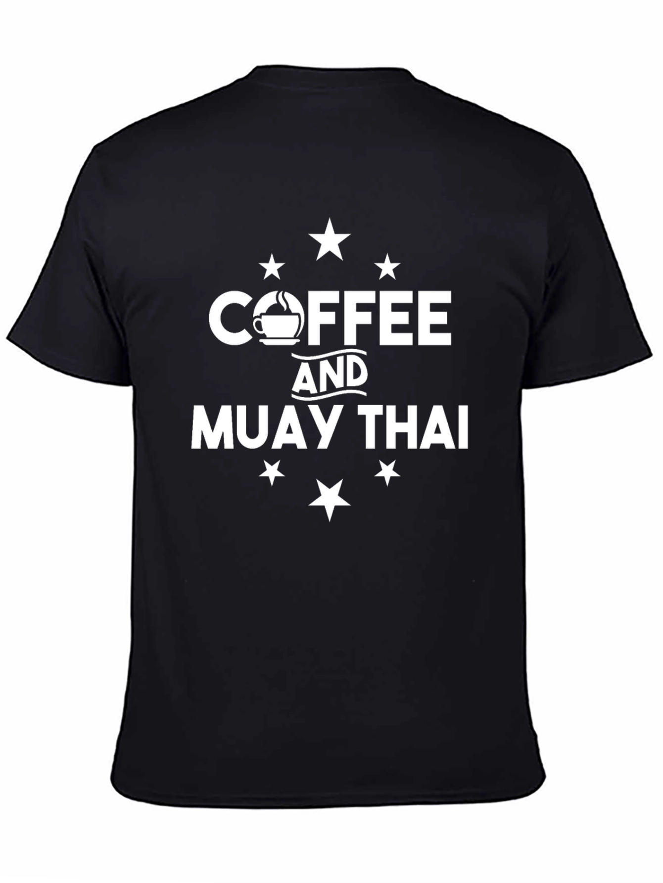 Coffee and Muay Thai Graphic T-Shirt