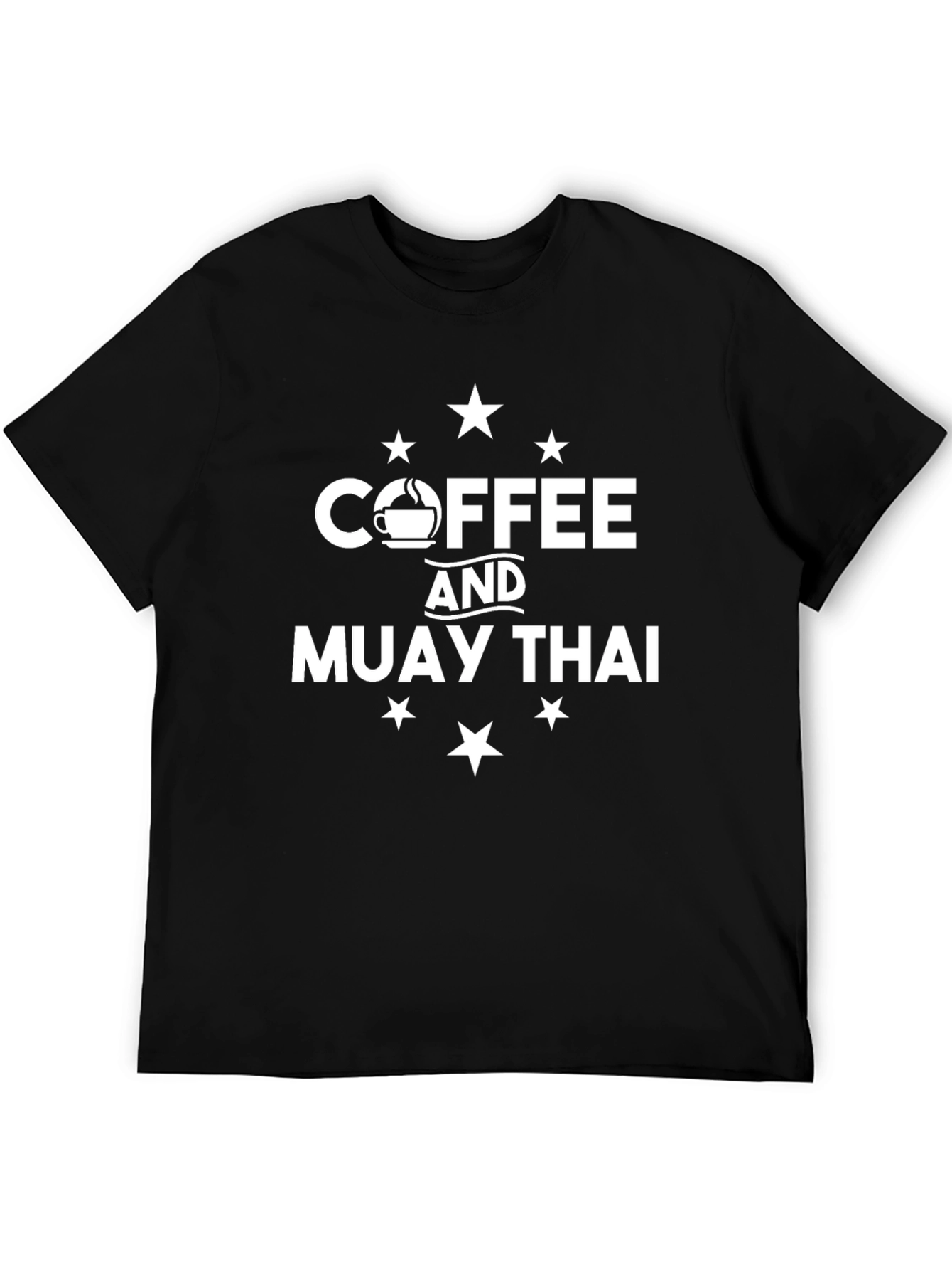 Coffee and Muay Thai Graphic T-Shirt