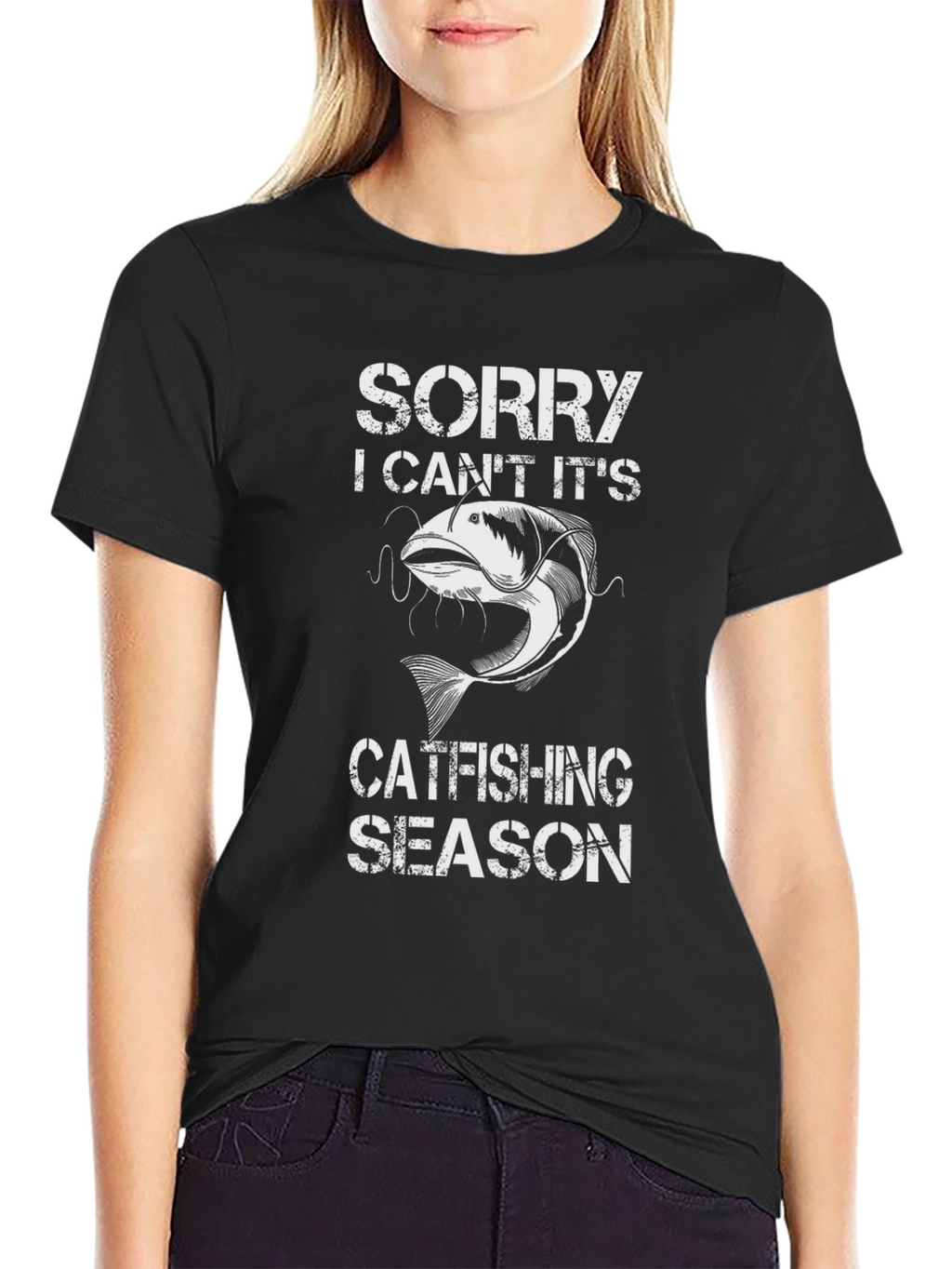 Catfishing Season T-Shirt - Funny Fishing Tee