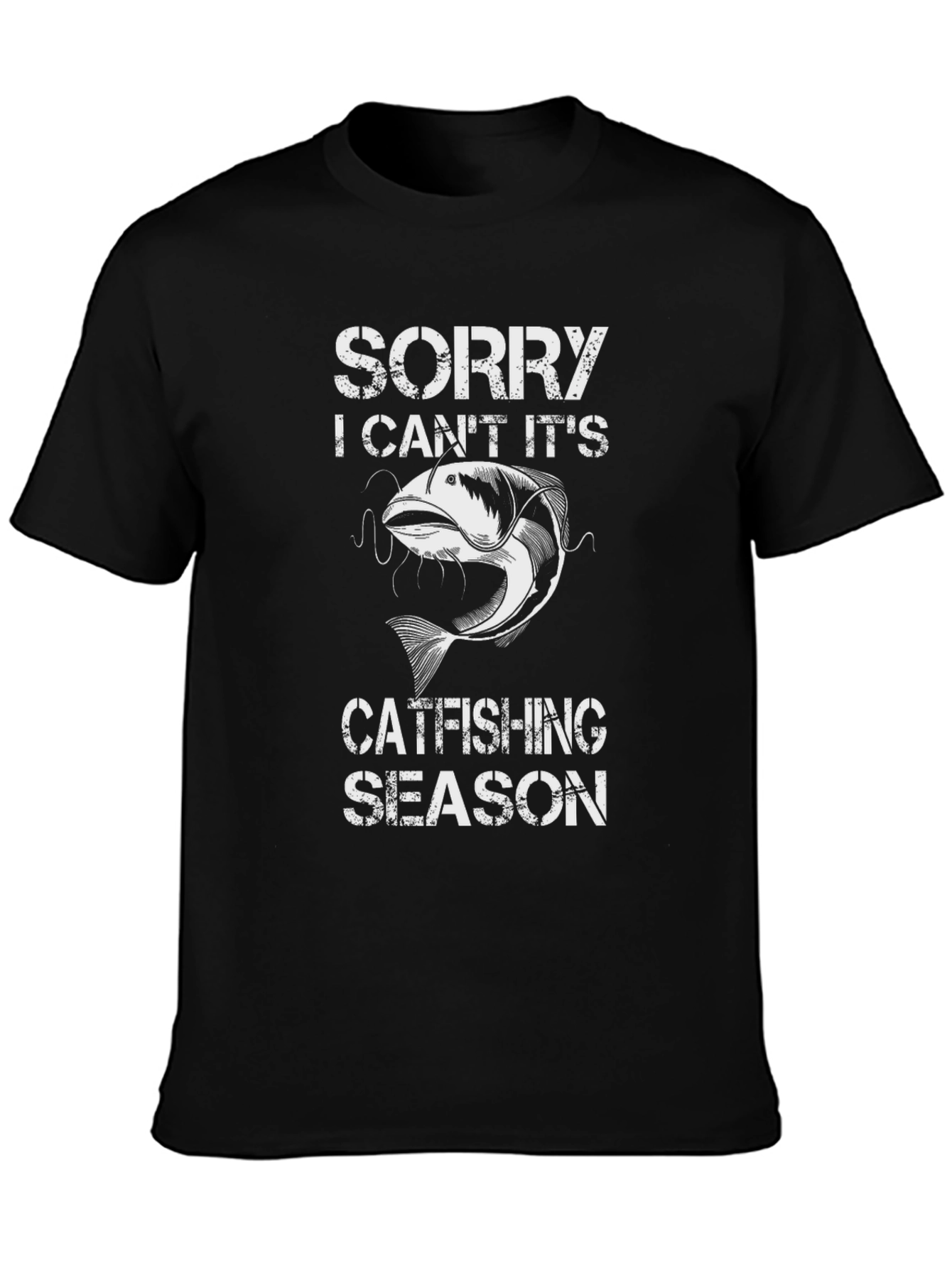 Catfishing Season T-Shirt - Funny Fishing Tee