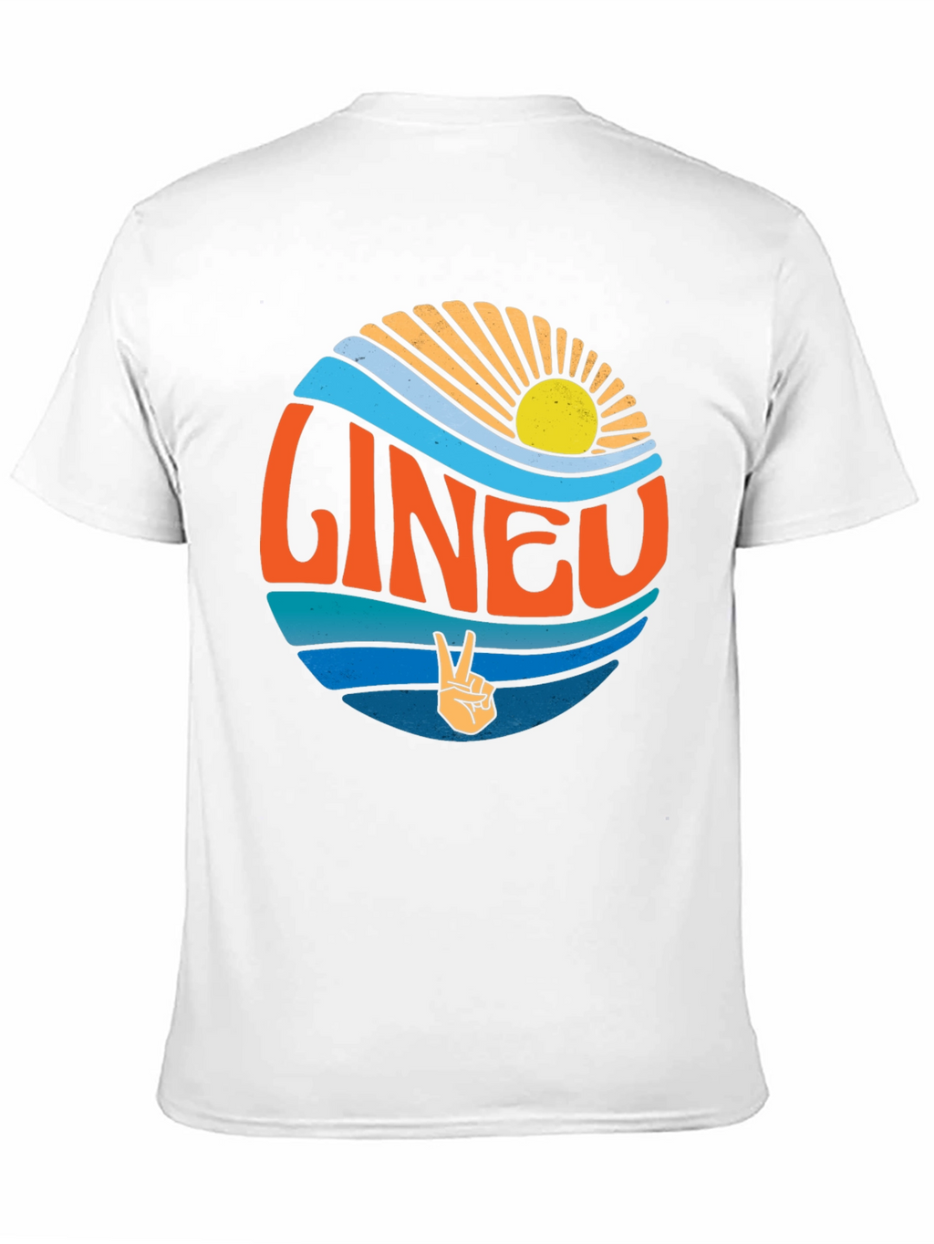 Retro Malibu T-Shirt - Sun Surf & Peace