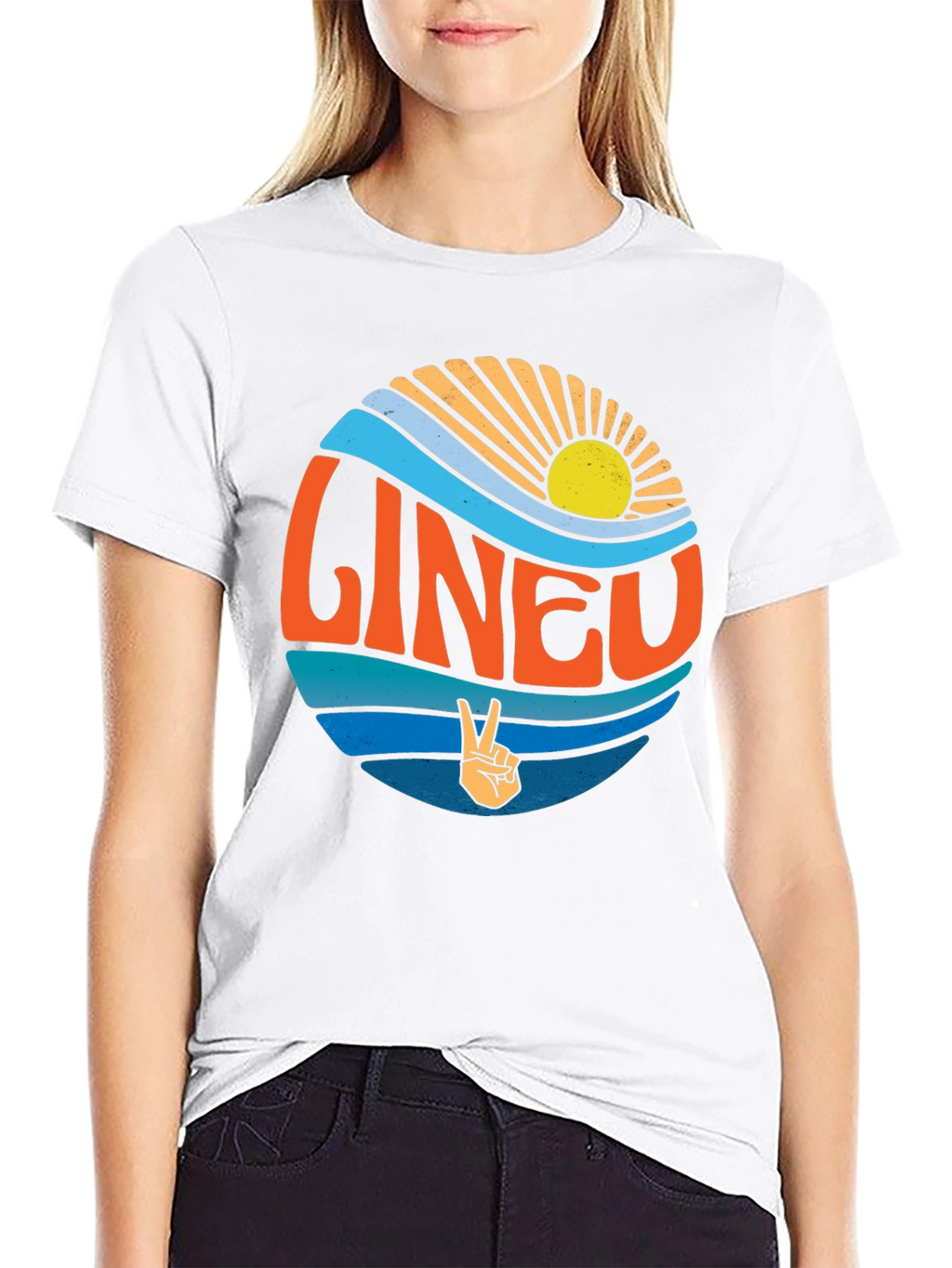 Retro Malibu T-Shirt - Sun Surf & Peace