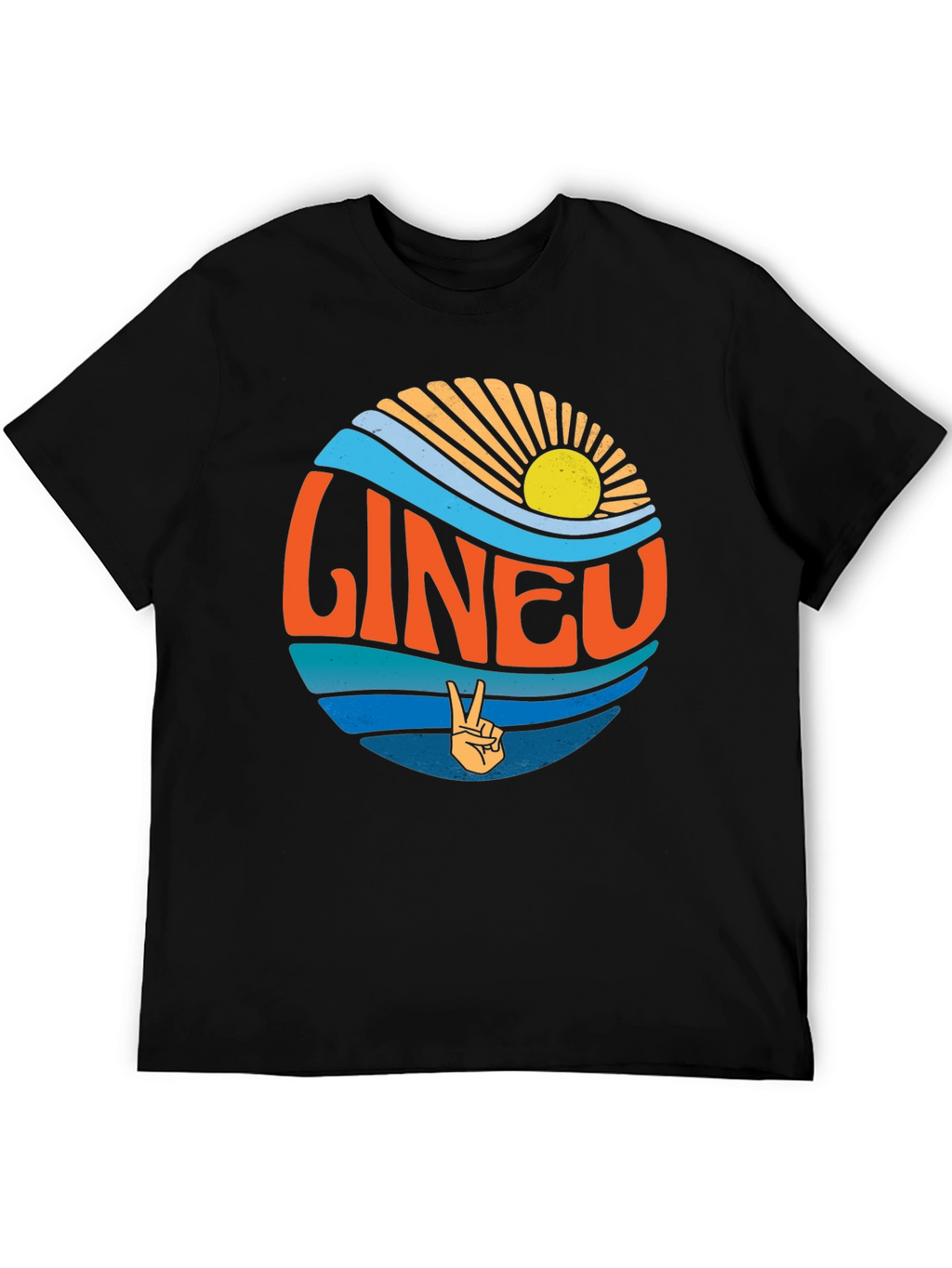 Retro Malibu T-Shirt - Sun Surf & Peace