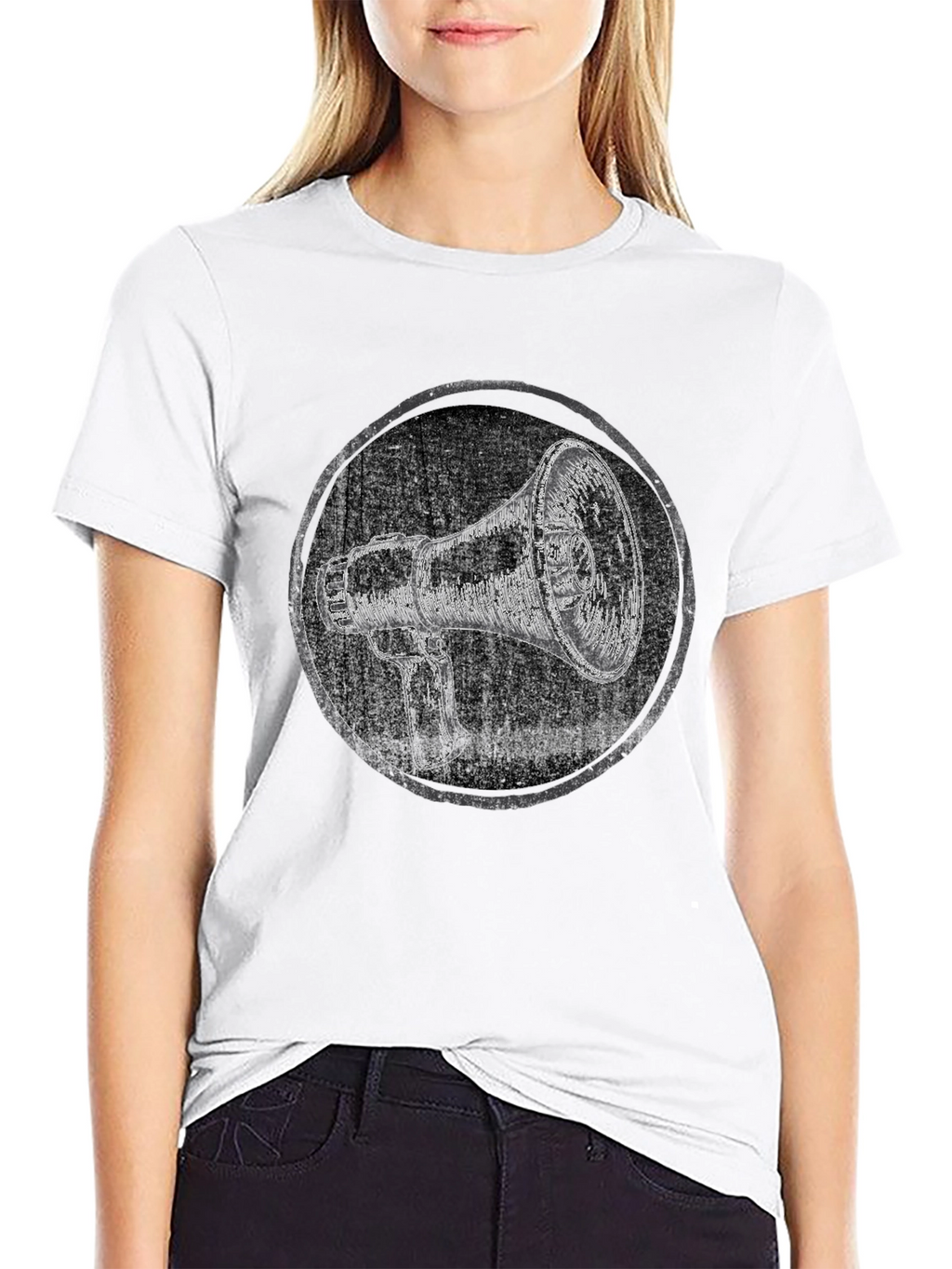 Megaphone Graphic Tee - Express Yourself!