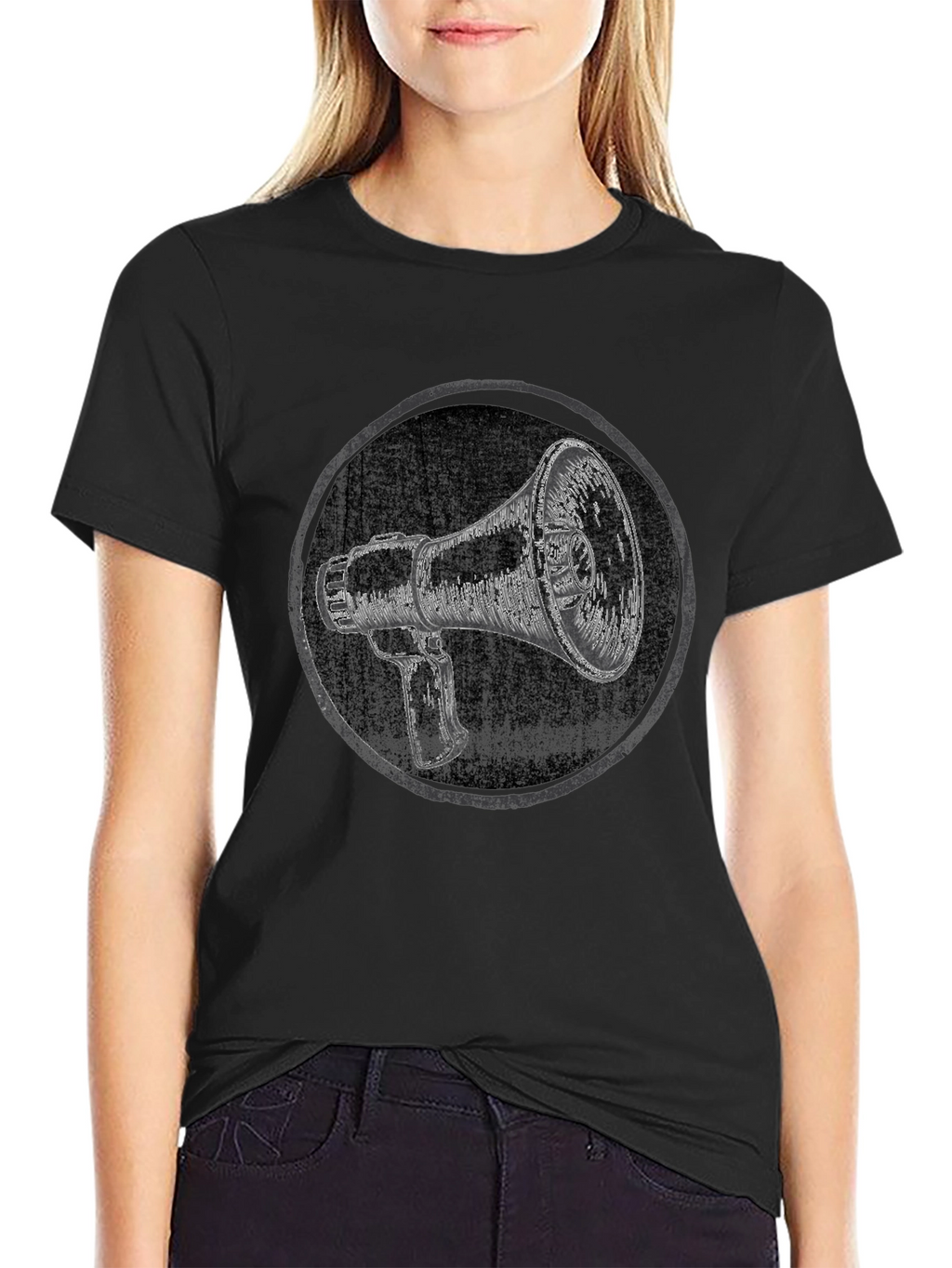 Megaphone Graphic Tee - Express Yourself!
