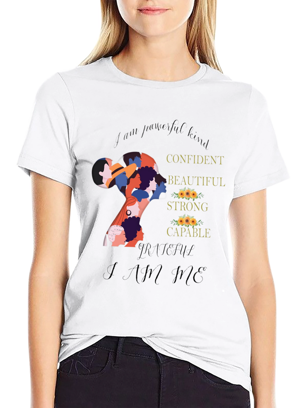 Empowered Womens Silhouette Graphic Tee