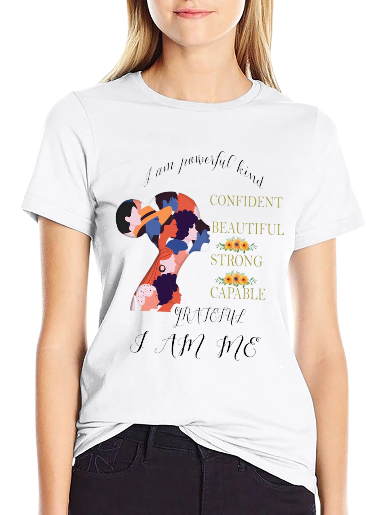 Empowered Womens Silhouette Graphic Tee