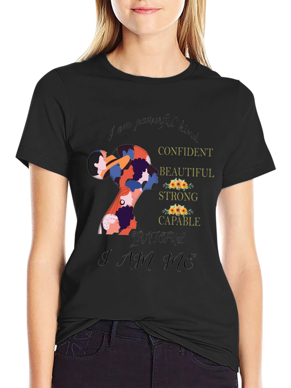 Empowered Womens Silhouette Graphic Tee
