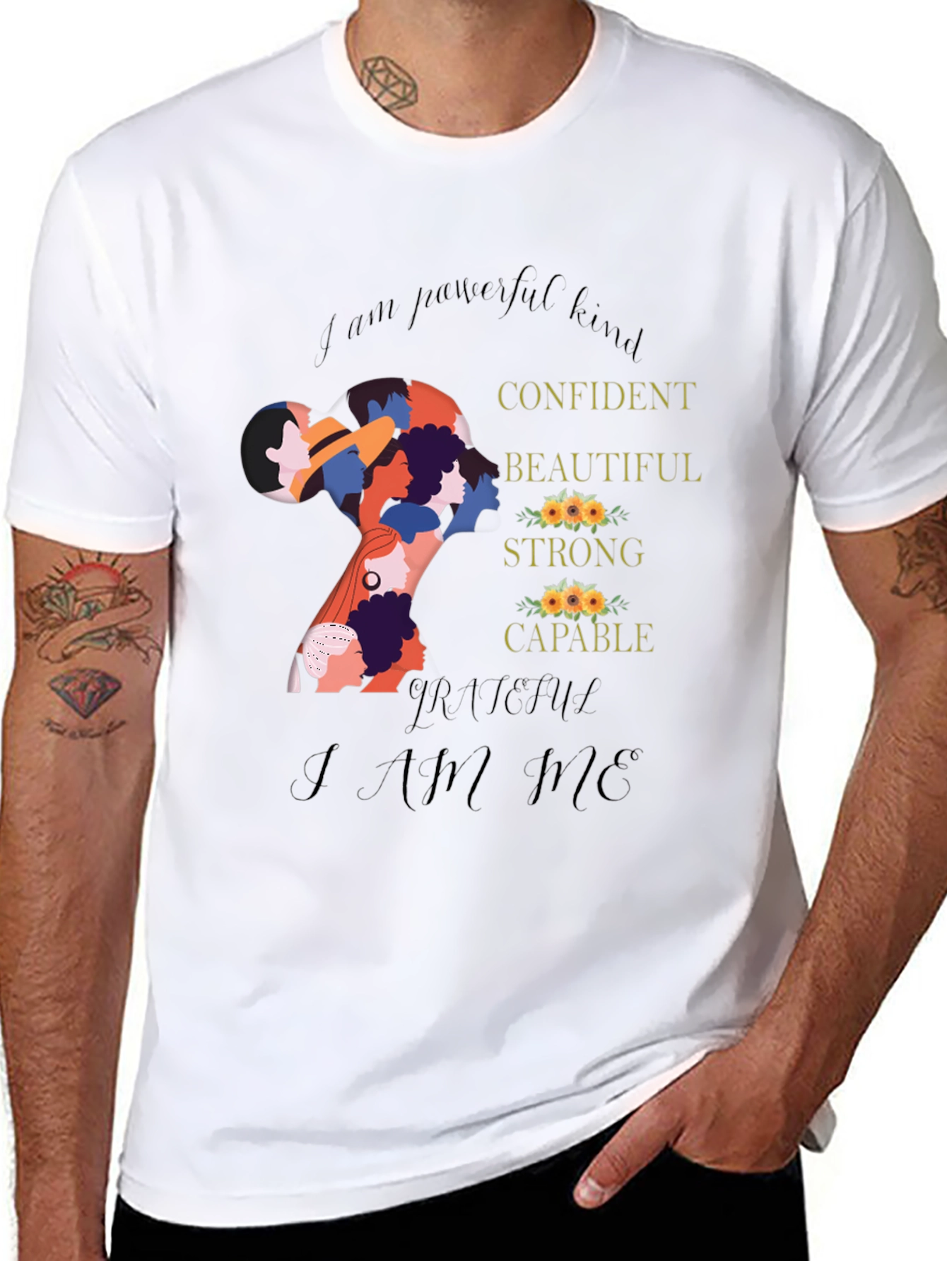 Empowered Womens Silhouette Graphic Tee