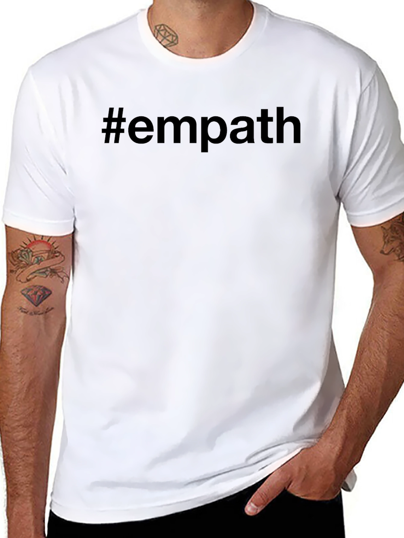 #Empath Graphic Tee - Black Crew Neck T-Shirt