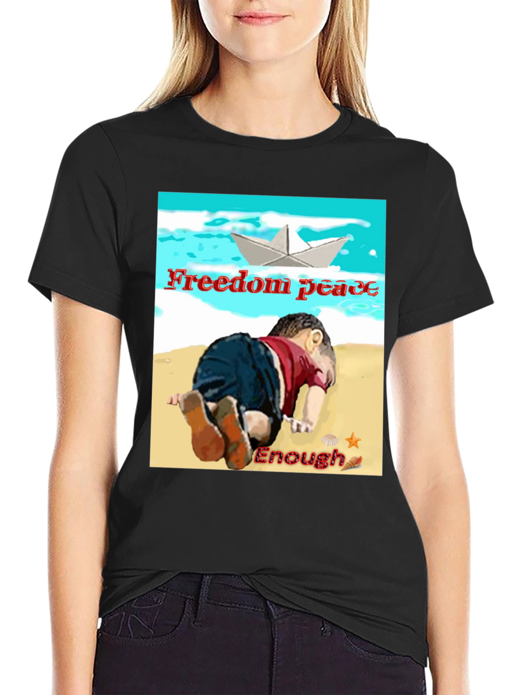 Freedom Peace Enough Graphic Tee