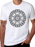 Mandala Graphic Black T-Shirt - Stylish Casual Wear