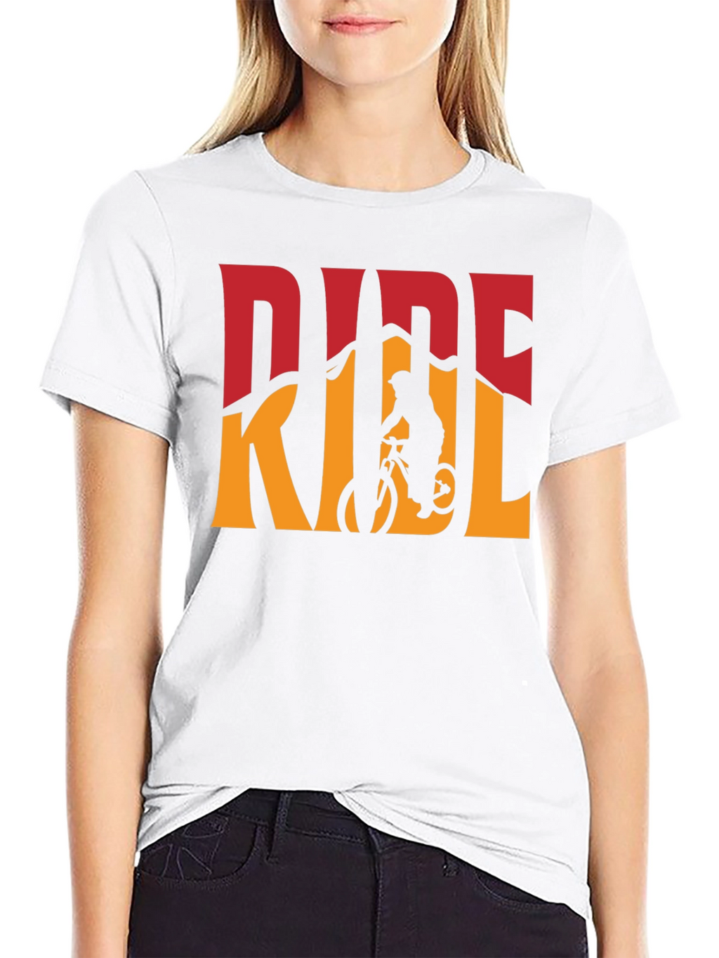 Mountain Bike Ride Graphic Tee - Black