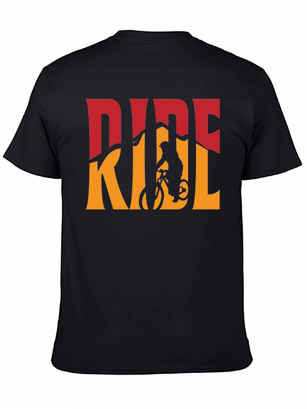 Mountain Bike Ride Graphic Tee - Black
