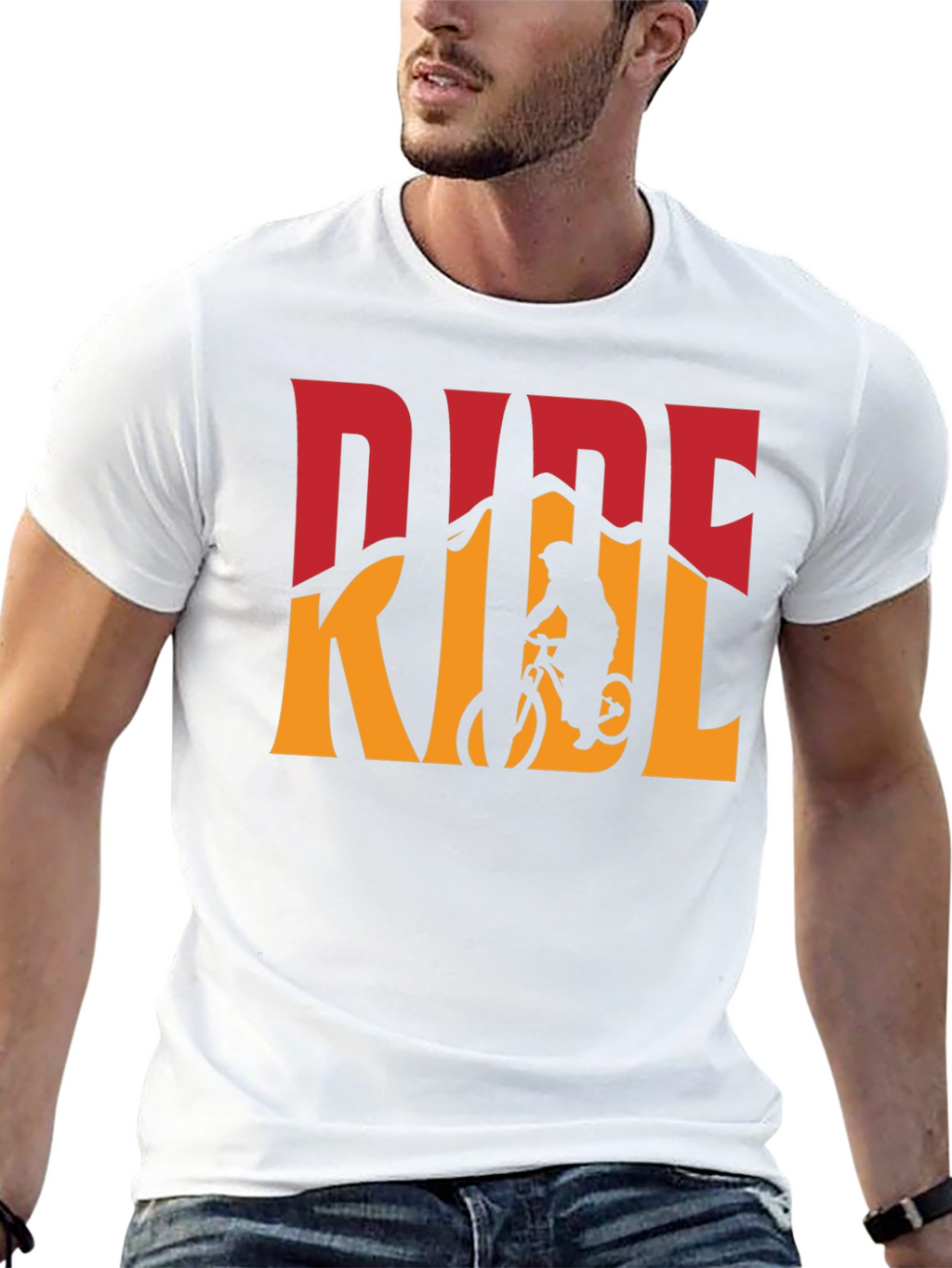 Mountain Bike Ride Graphic Tee - Black
