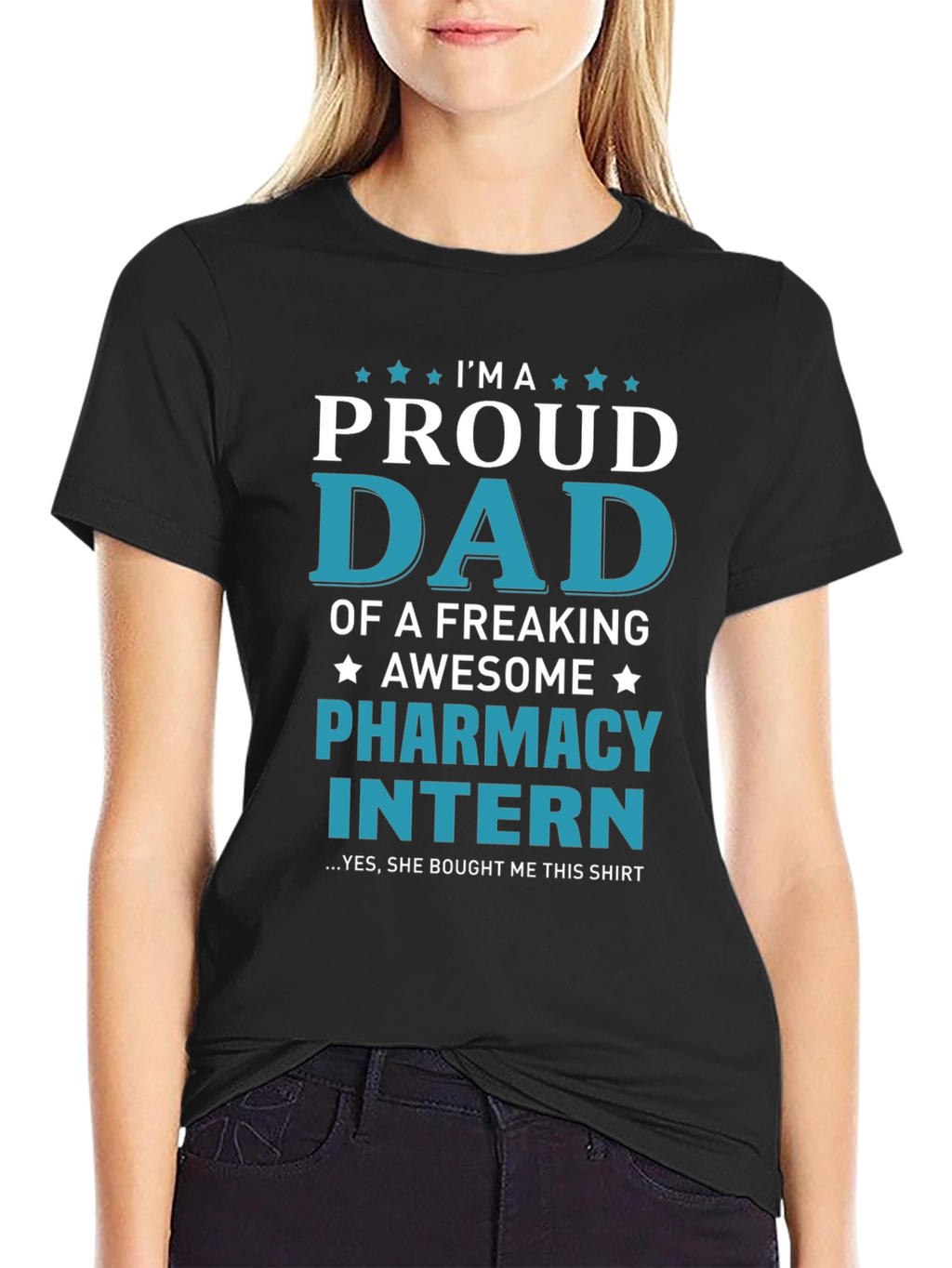 Proud Dad of Pharmacy Intern T-Shirt - Awesome Gift!