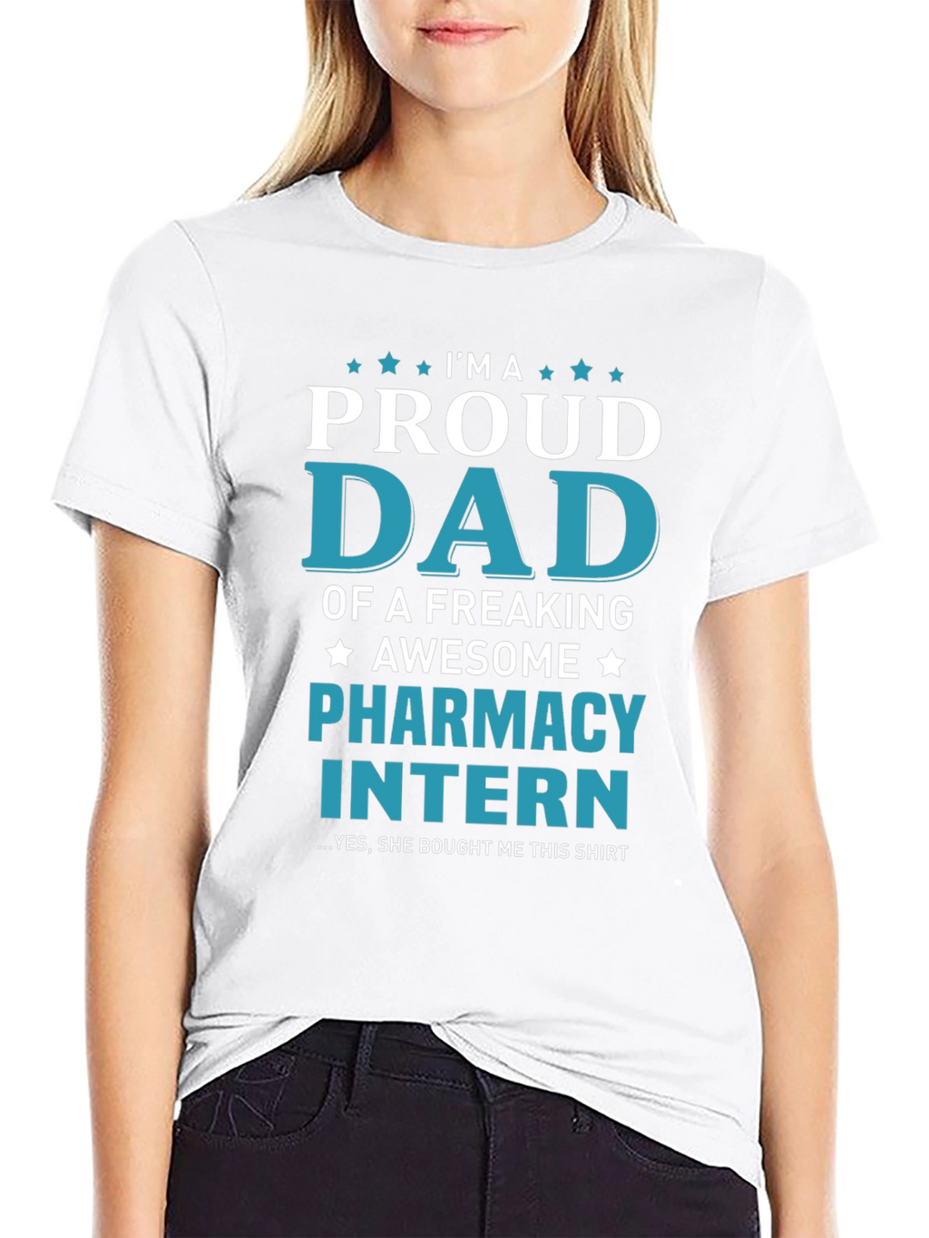 Proud Dad of Pharmacy Intern T-Shirt - Awesome Gift!