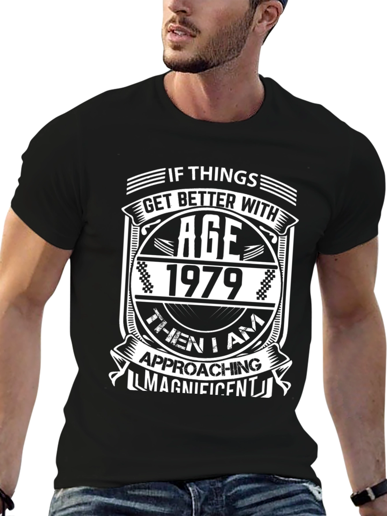 Age 1979 Mens T-Shirt - Birthday Gift Idea